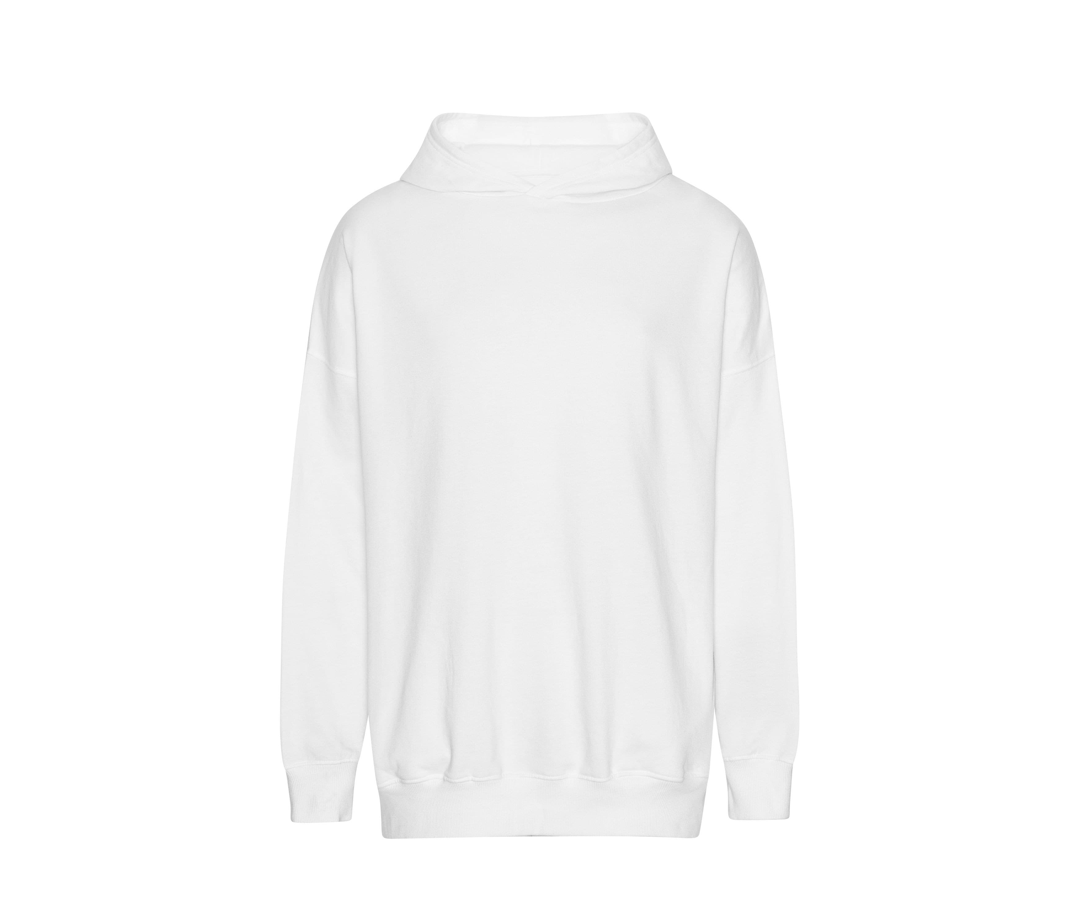Sweat coupe oversize en coton Tiger WHITE