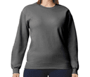 GILDAN Sweat col rond unisexe ASH GREY