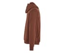 BUILD YOUR BRAND Sweat capuche lourd CHOCOLATE BROWN