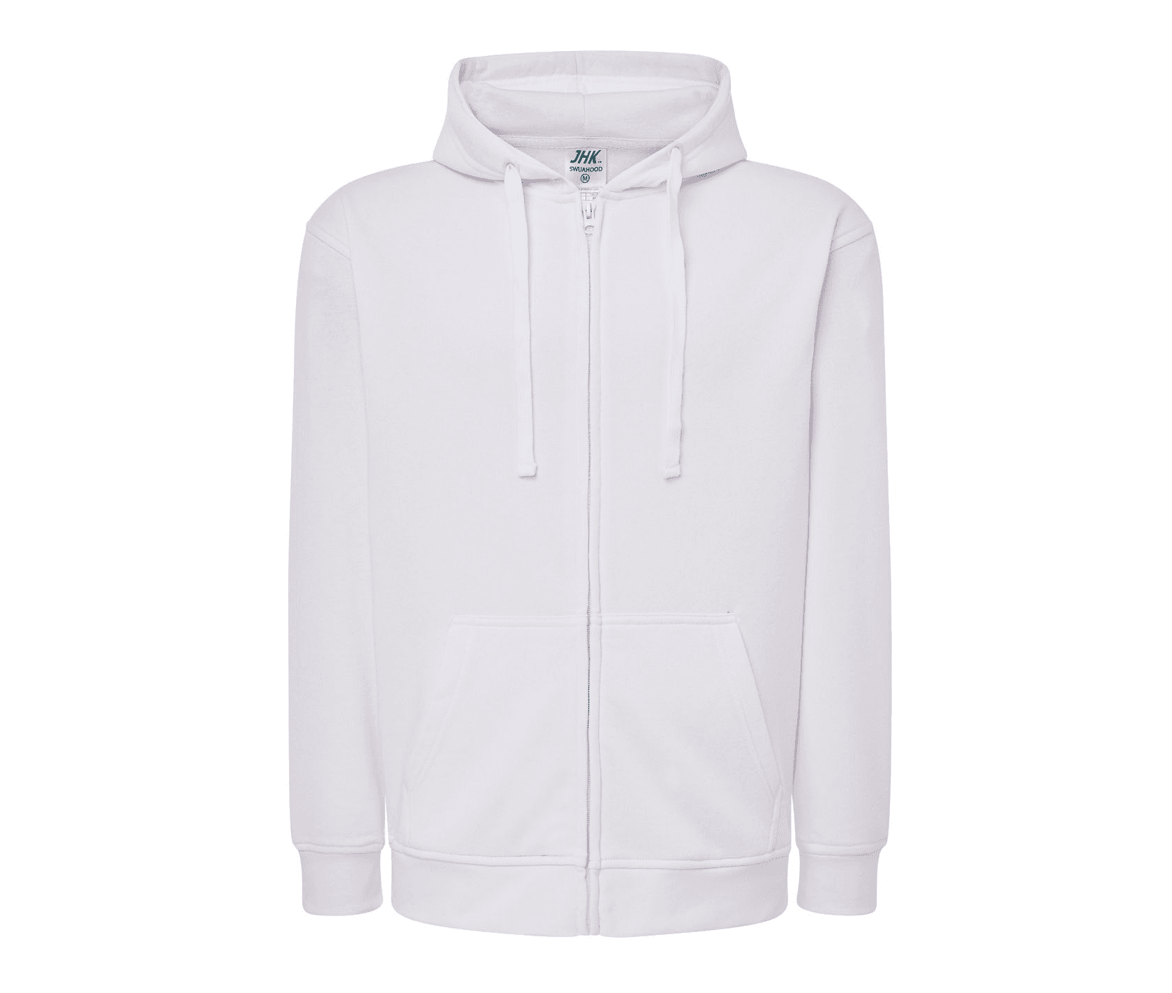 Sweat capuche zippé WHITE