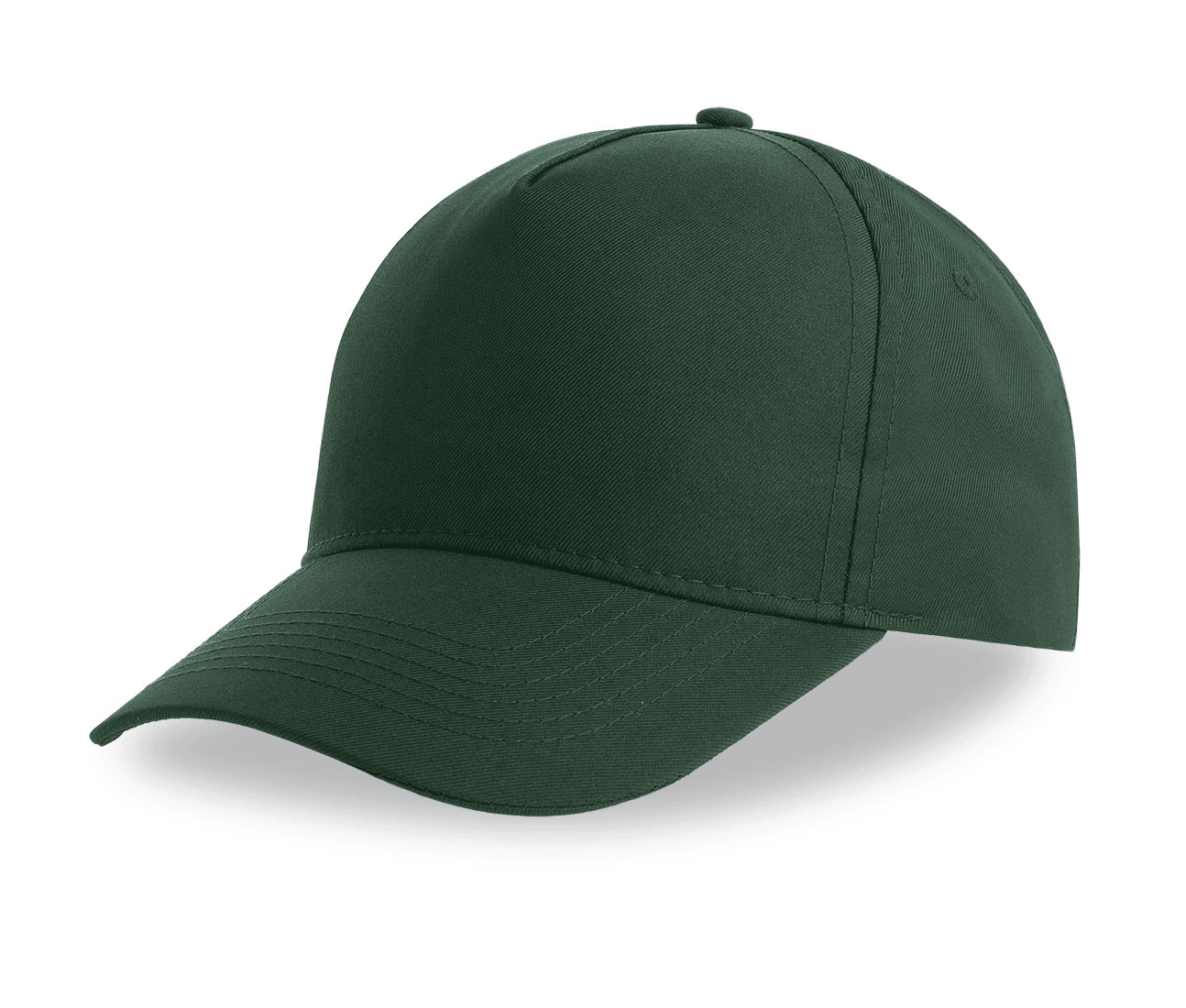 Casquette baseball 5 pans BOTTLE GREEN