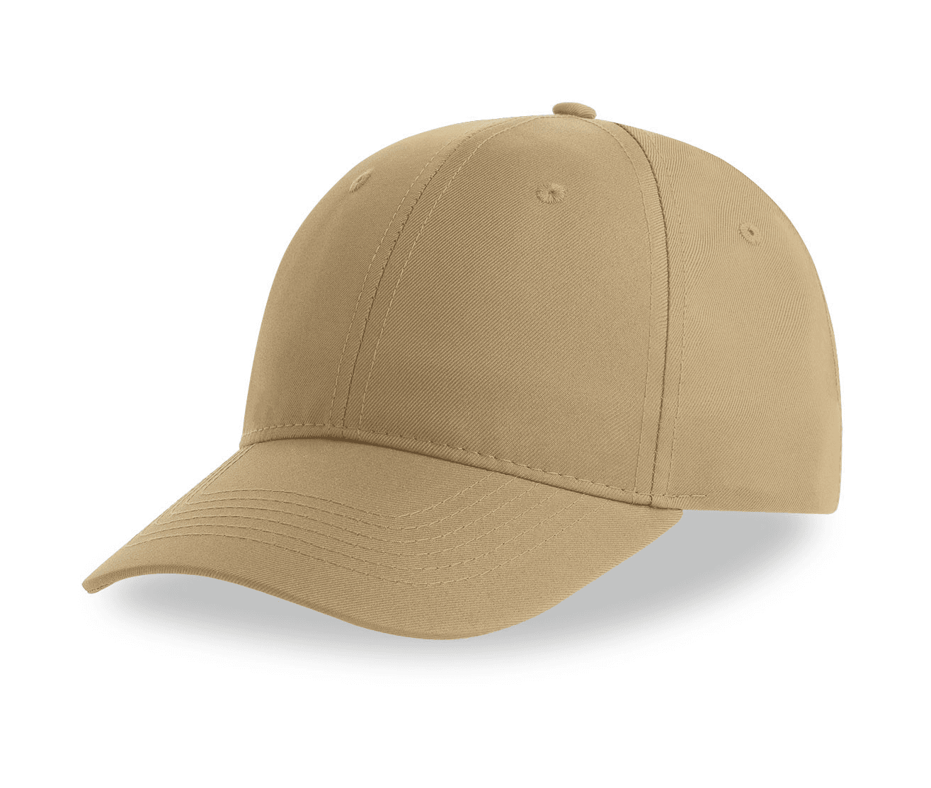 Casquette baseball 6 pans KAKI