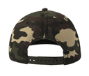 ATLANTIS HEADWEAR Casquette visière plate 5 pans CAMOUFLAGE/BLACK