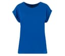 NEW MORNING STUDIOS LADIES REGULAR EXTENDED SHOULDER TEE COBALT BLUE