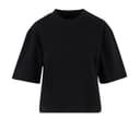 NEW MORNING STUDIOS Tee-shirt femme oversize BLACK