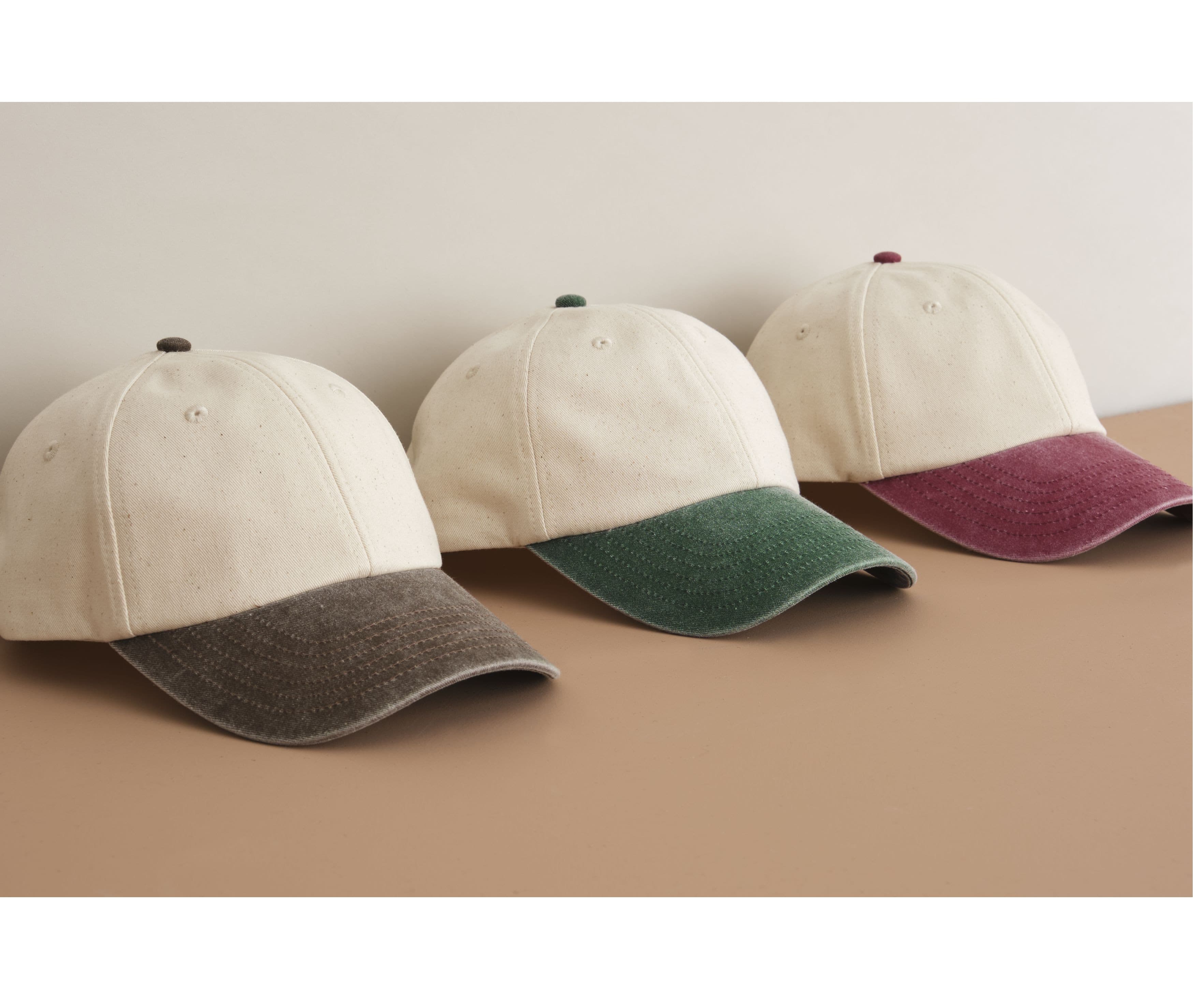 Casquette 6 pans contrastée