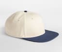 BEECHFIELD Casquette 6 pans contrastée NATURAL/NAVY