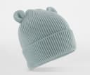 BEECHFIELD Bonnet ourson avec revers DUSTY TURQUOISE