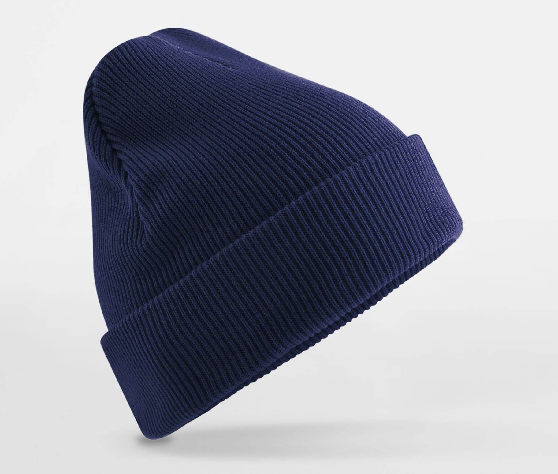 Bonnet en coton organique avec rabat OXFORD NAVY