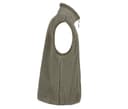 BUILD YOUR BRAND Bodywarmer polaire coupe-vent PALE OLIVE
