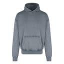 JUST HOODS Sweat à capuche effet délavé WASHED GREY