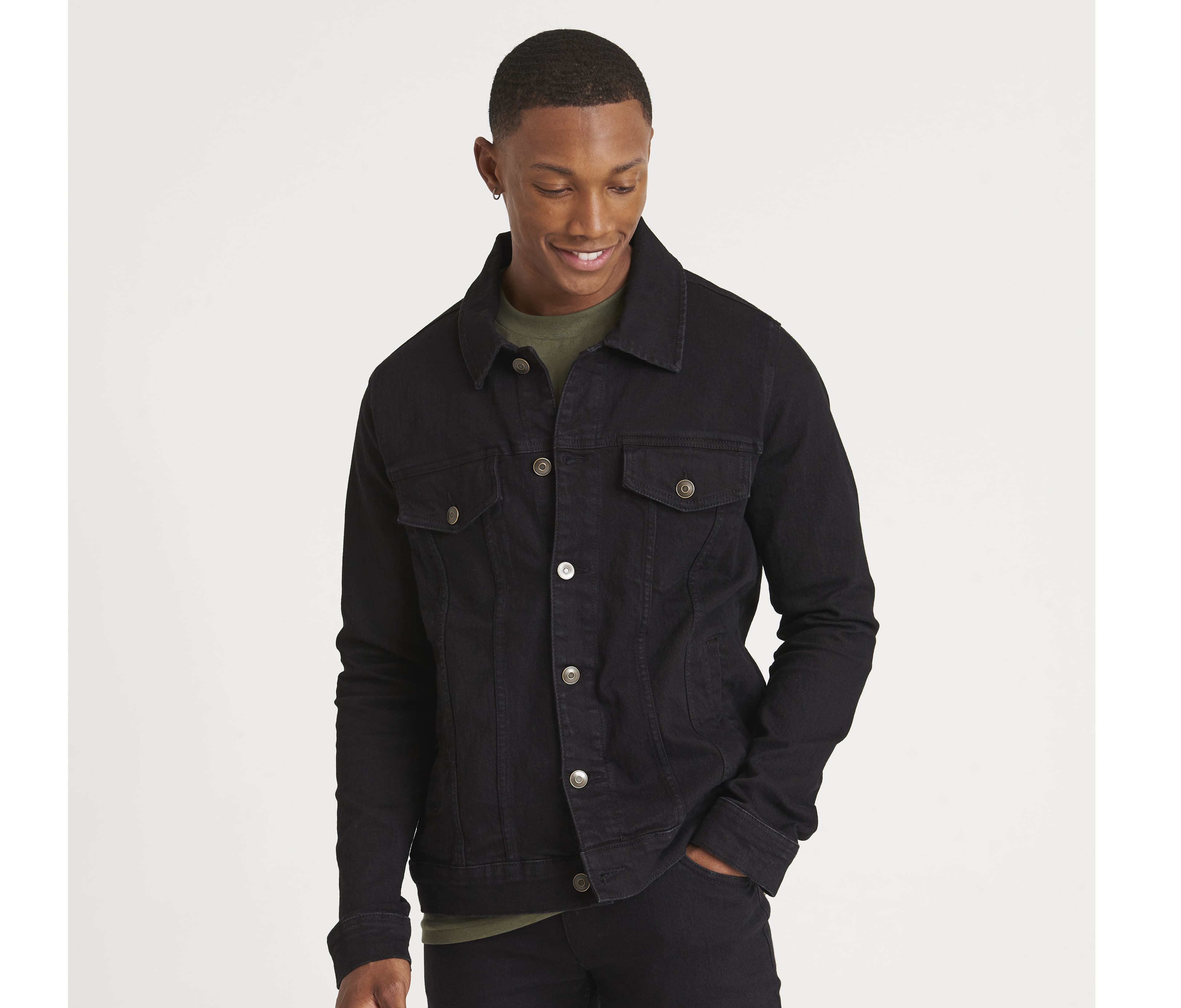 Veste en jean homme