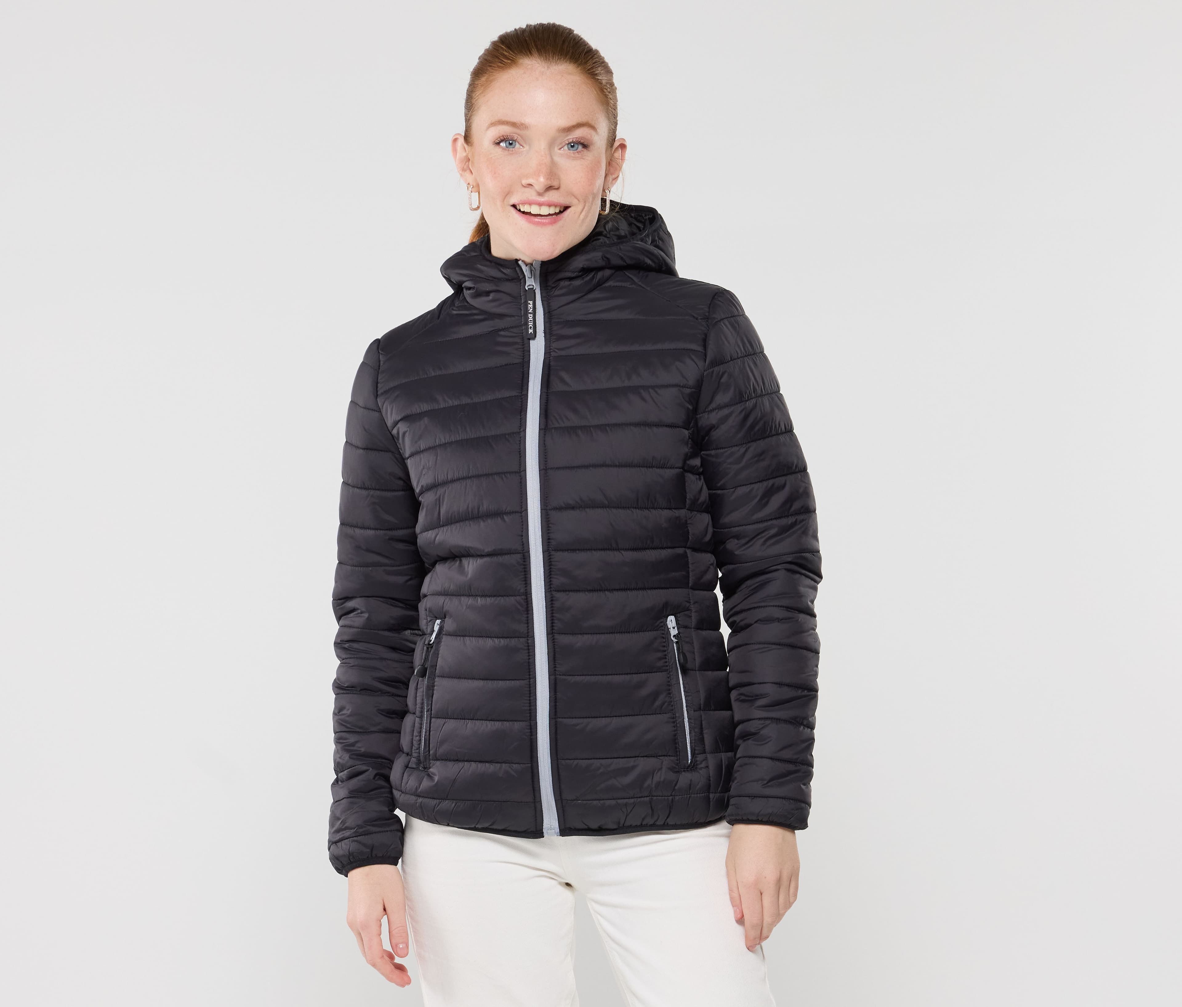 Doudoune légère à capuche femme