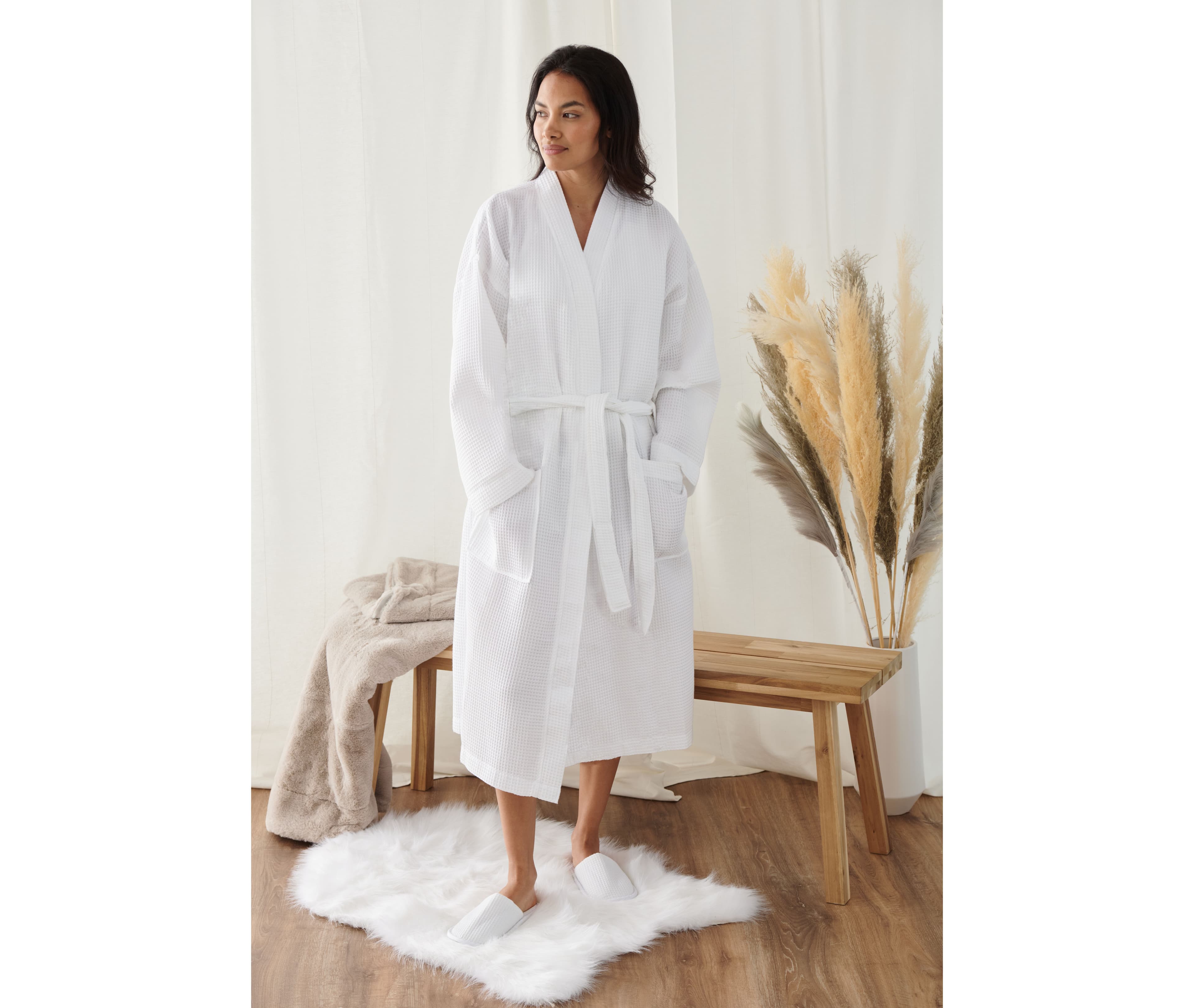 Peignoir nid d'abeille