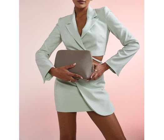 Pochette en simili cuir