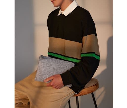 Pochette à accessoires en feutrine