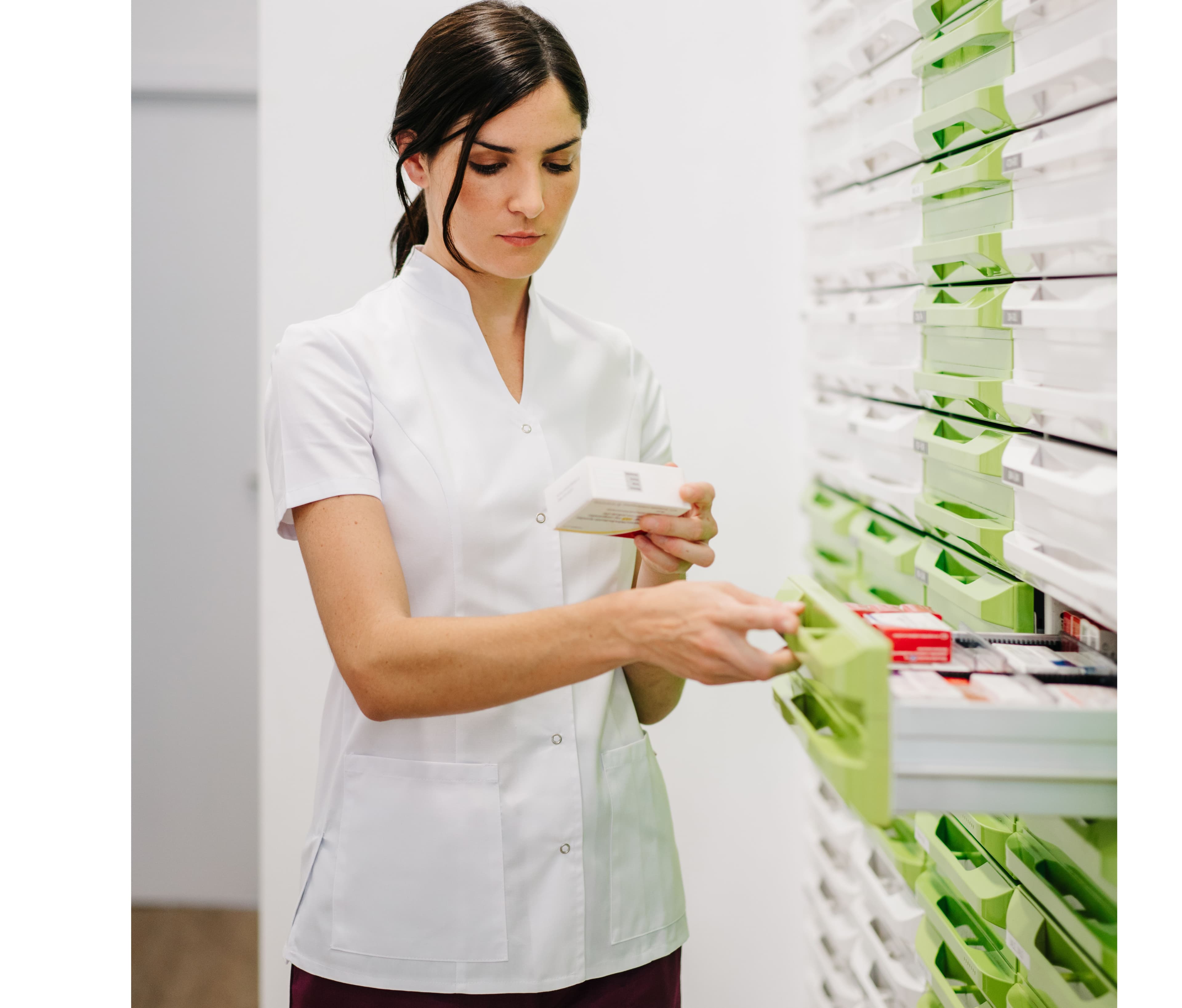 Tunique à boutons personnel médical