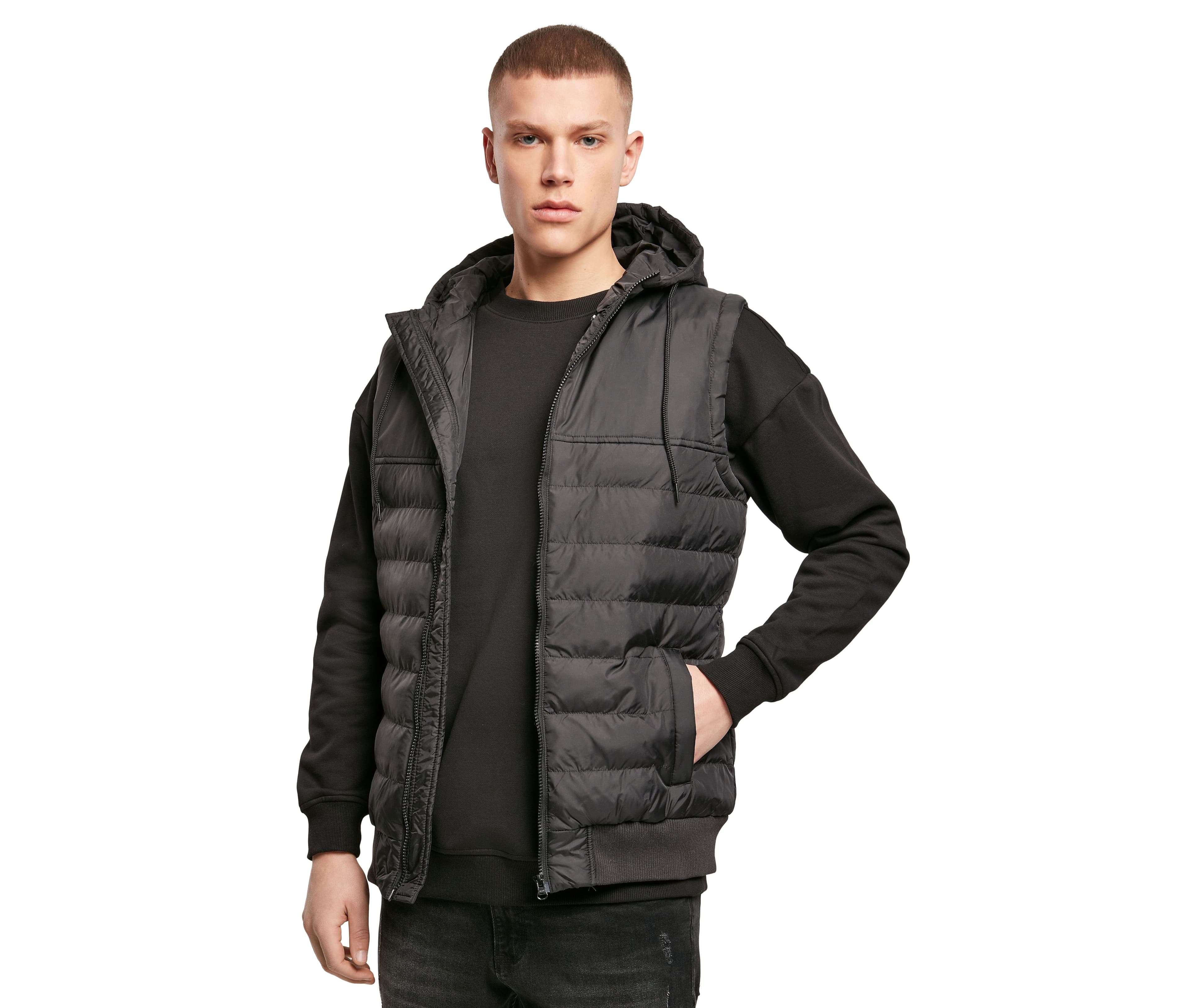 Bodywarmer à capuche