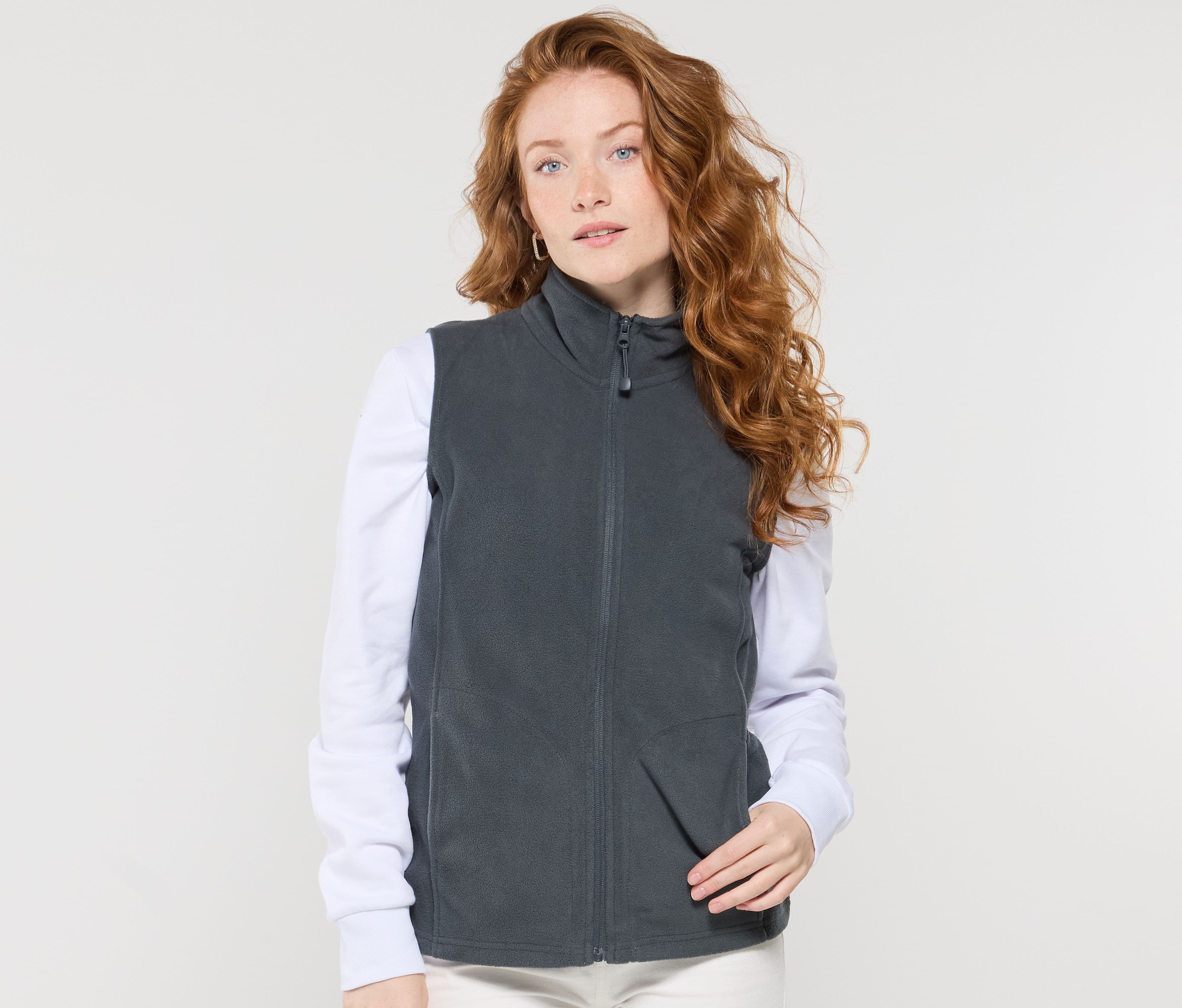 Gilet micropolaire femme
