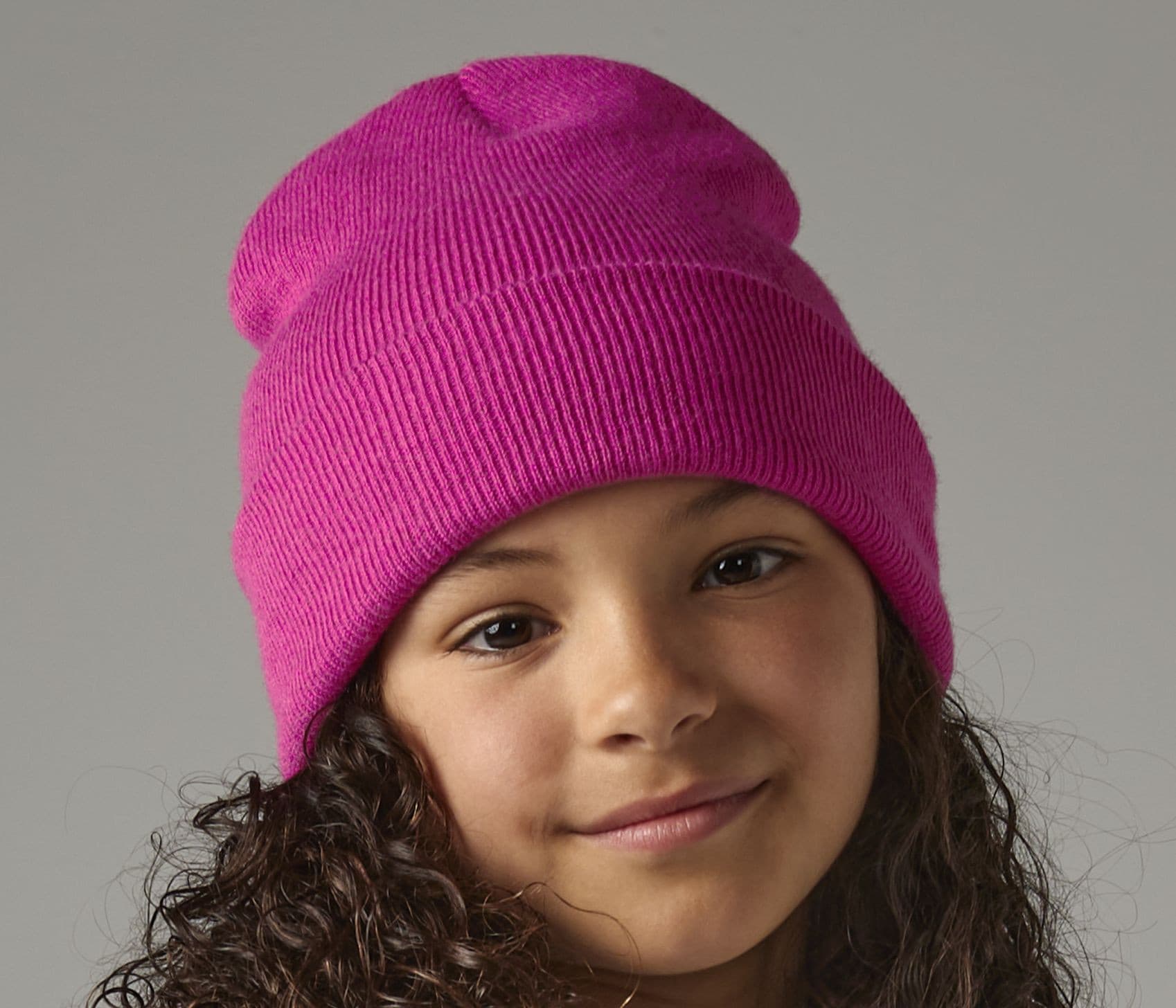 Bonnet acrylique avec rabat enfant