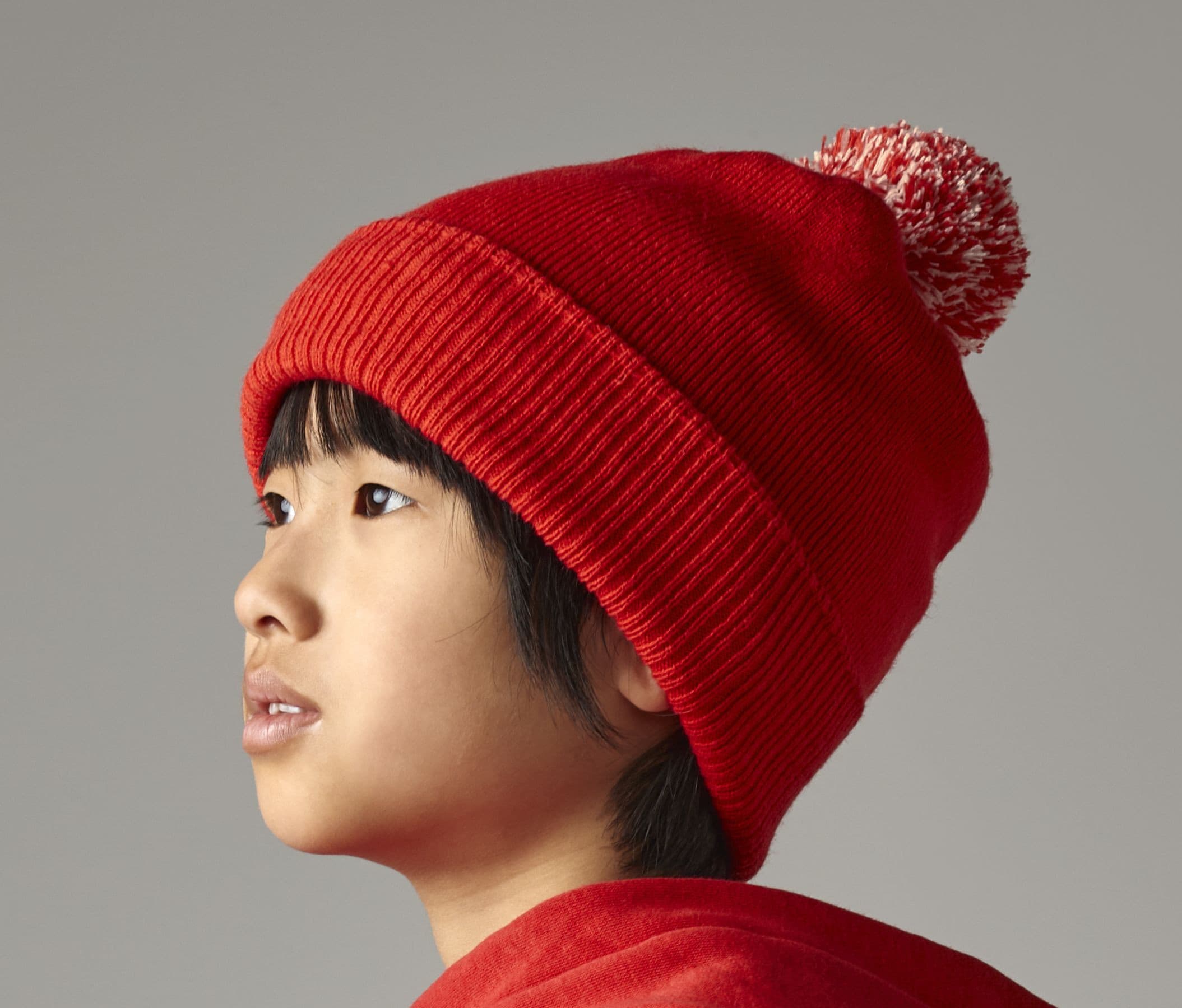 Bonnet enfant avec pompon