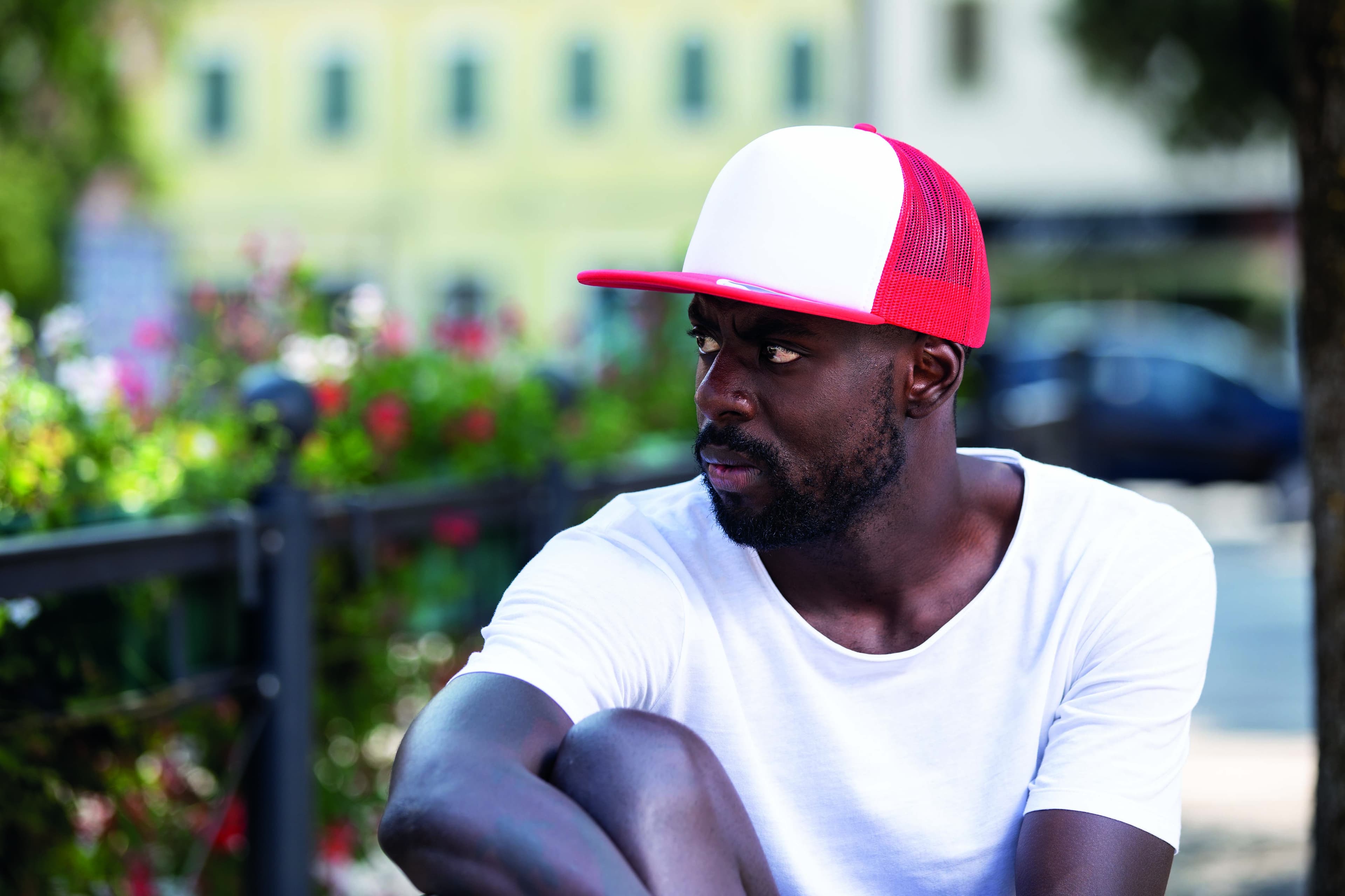 Casquette américaine visière plate