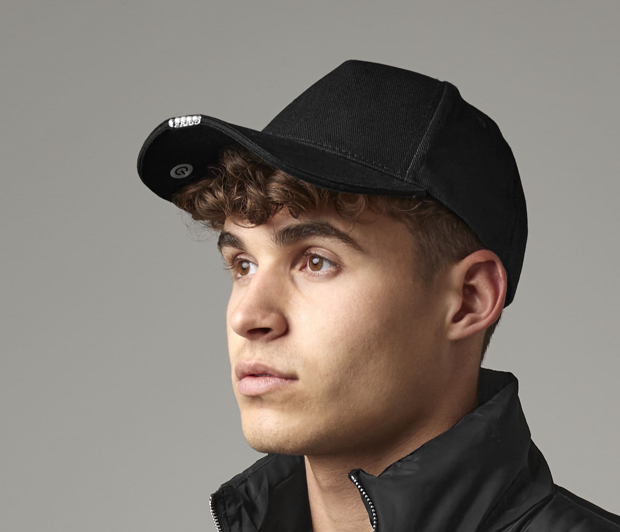 Casquette avec éclairage LED