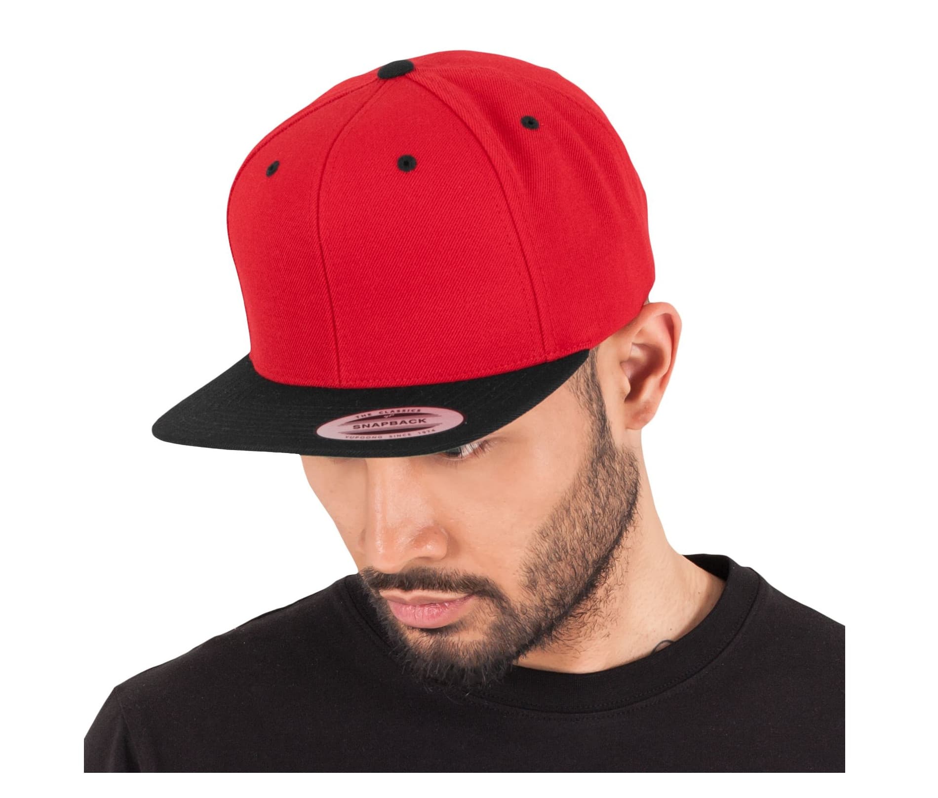 Casquette snapback bicolore