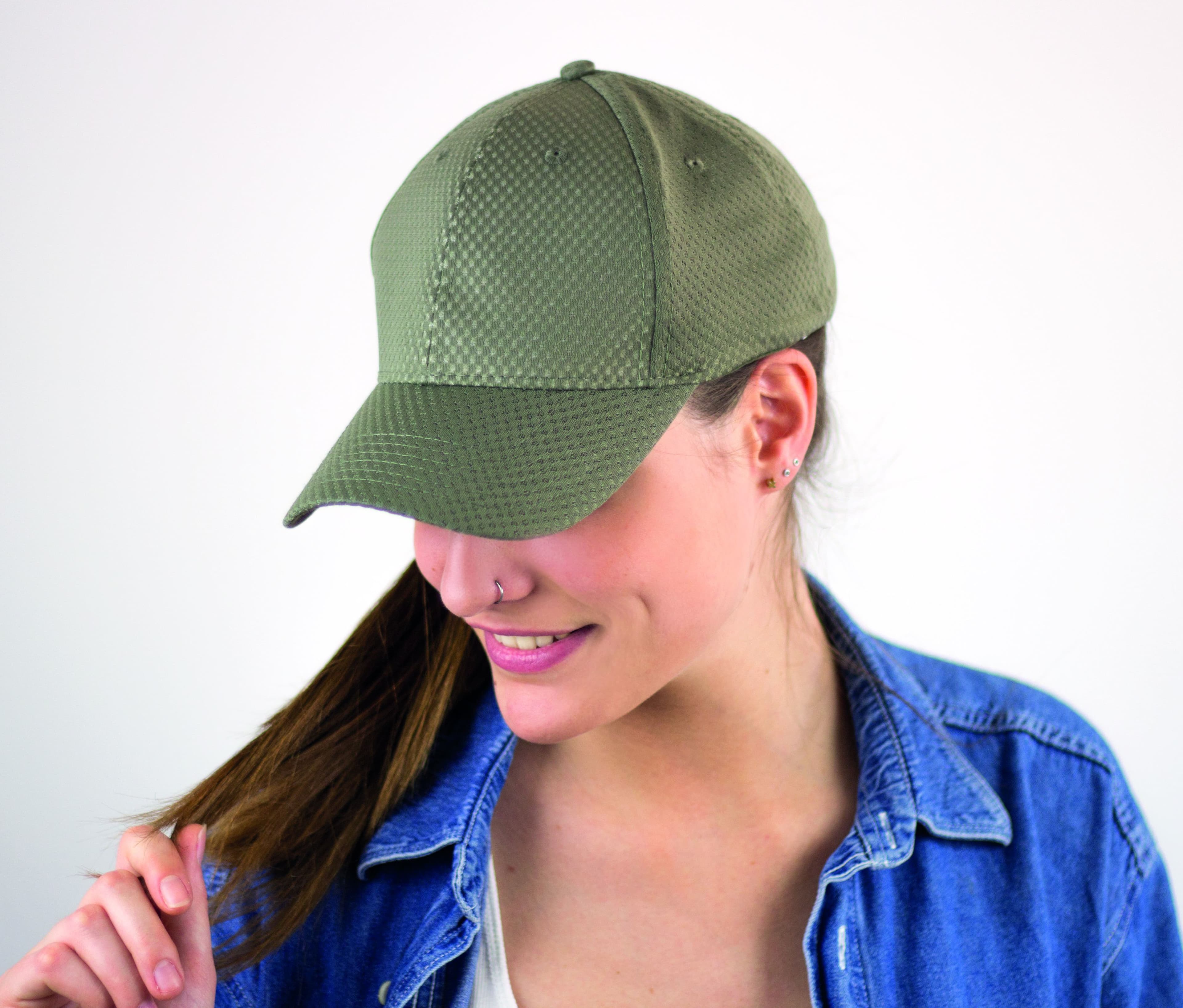 Casquette 6 pans respirante