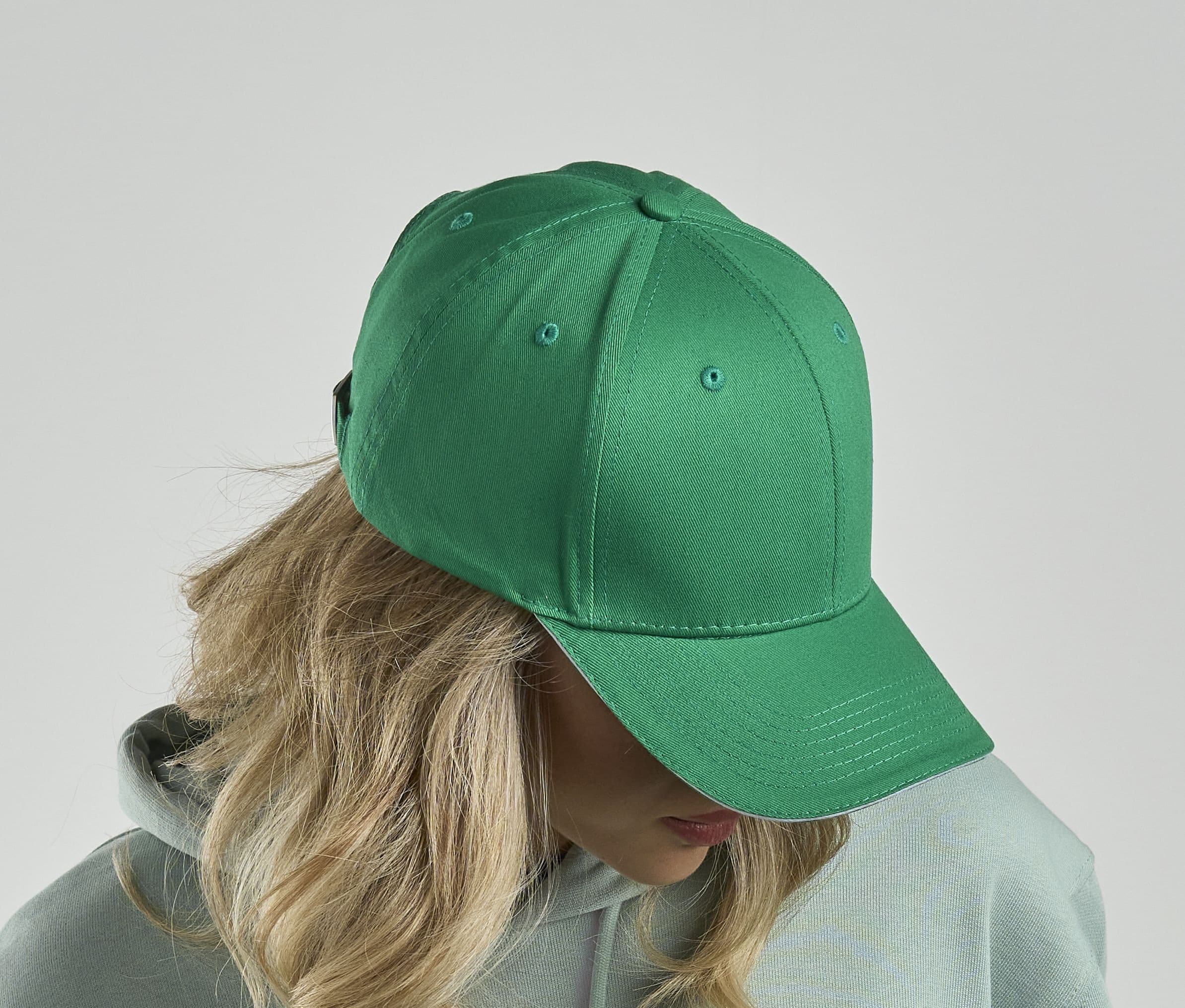 Casquette 6 pans visière sandwich