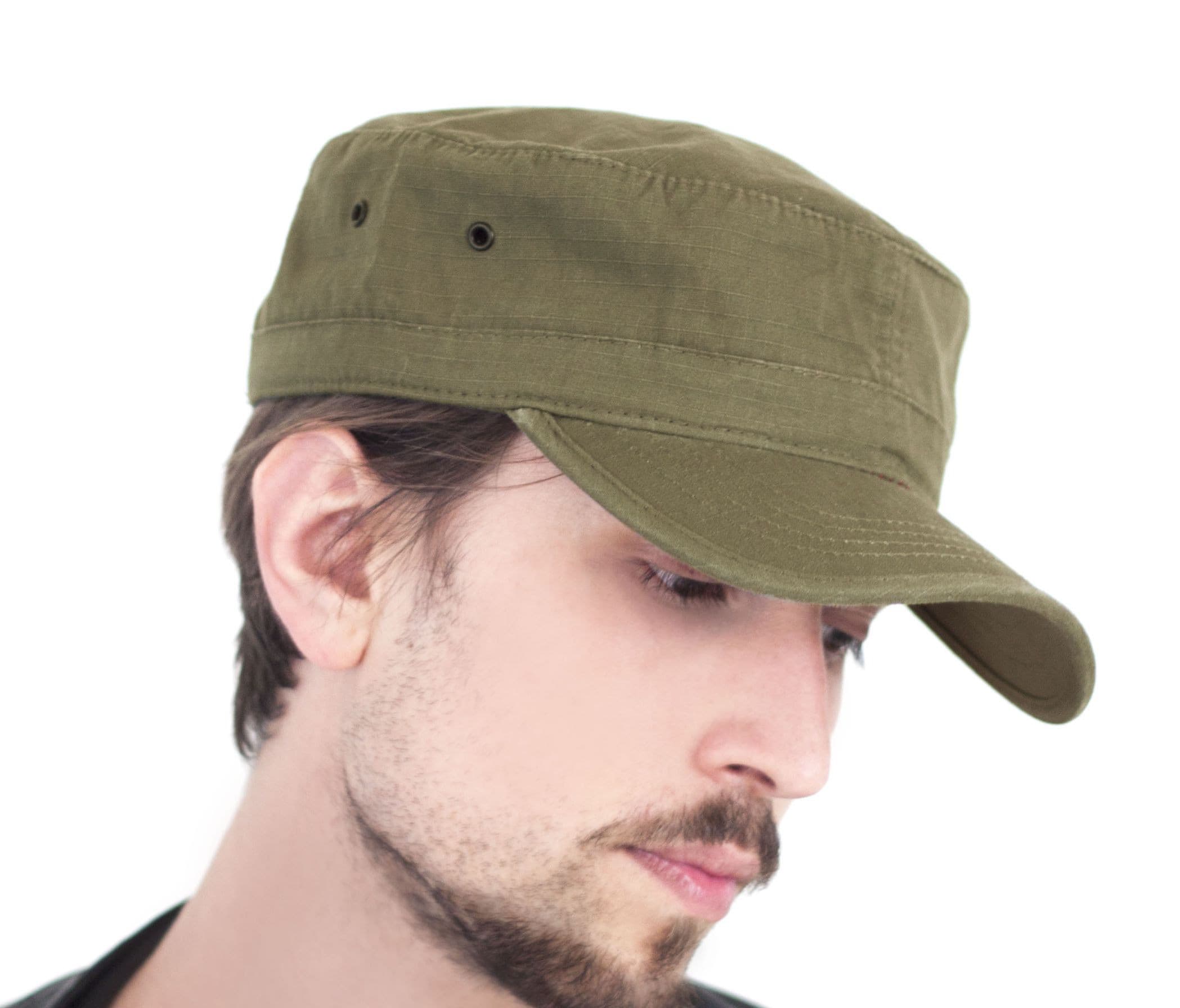 Casquette militaire délavée