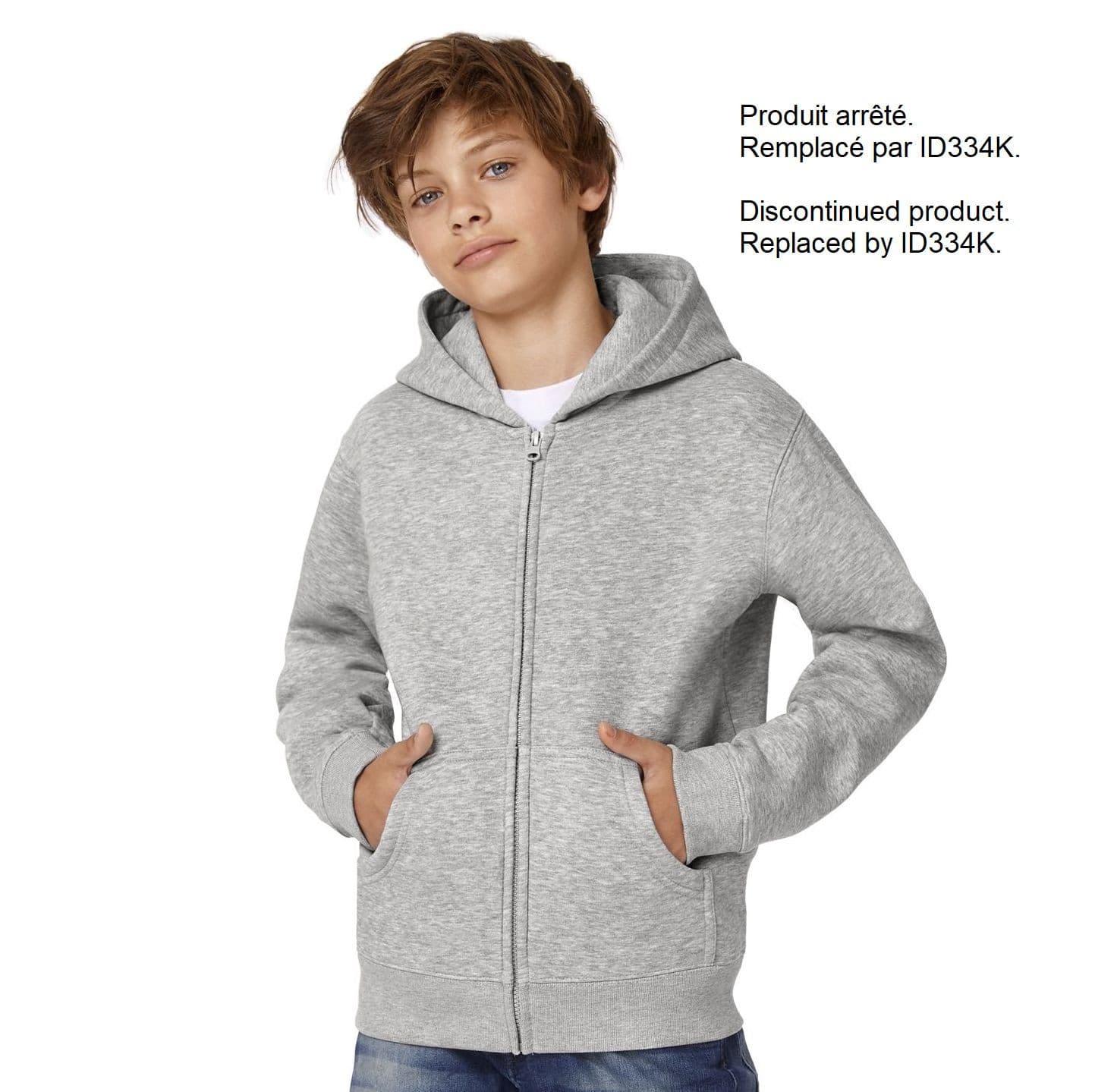 Sweat capuche zippé enfant