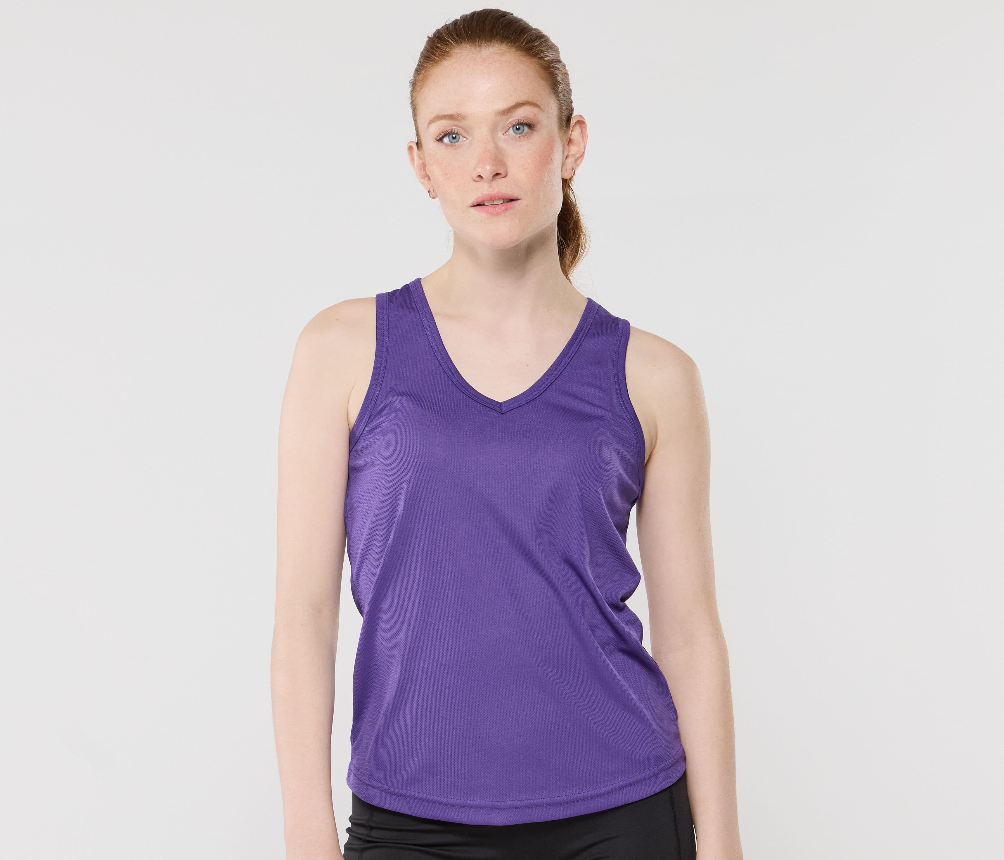 Débardeur respirant femme col en V