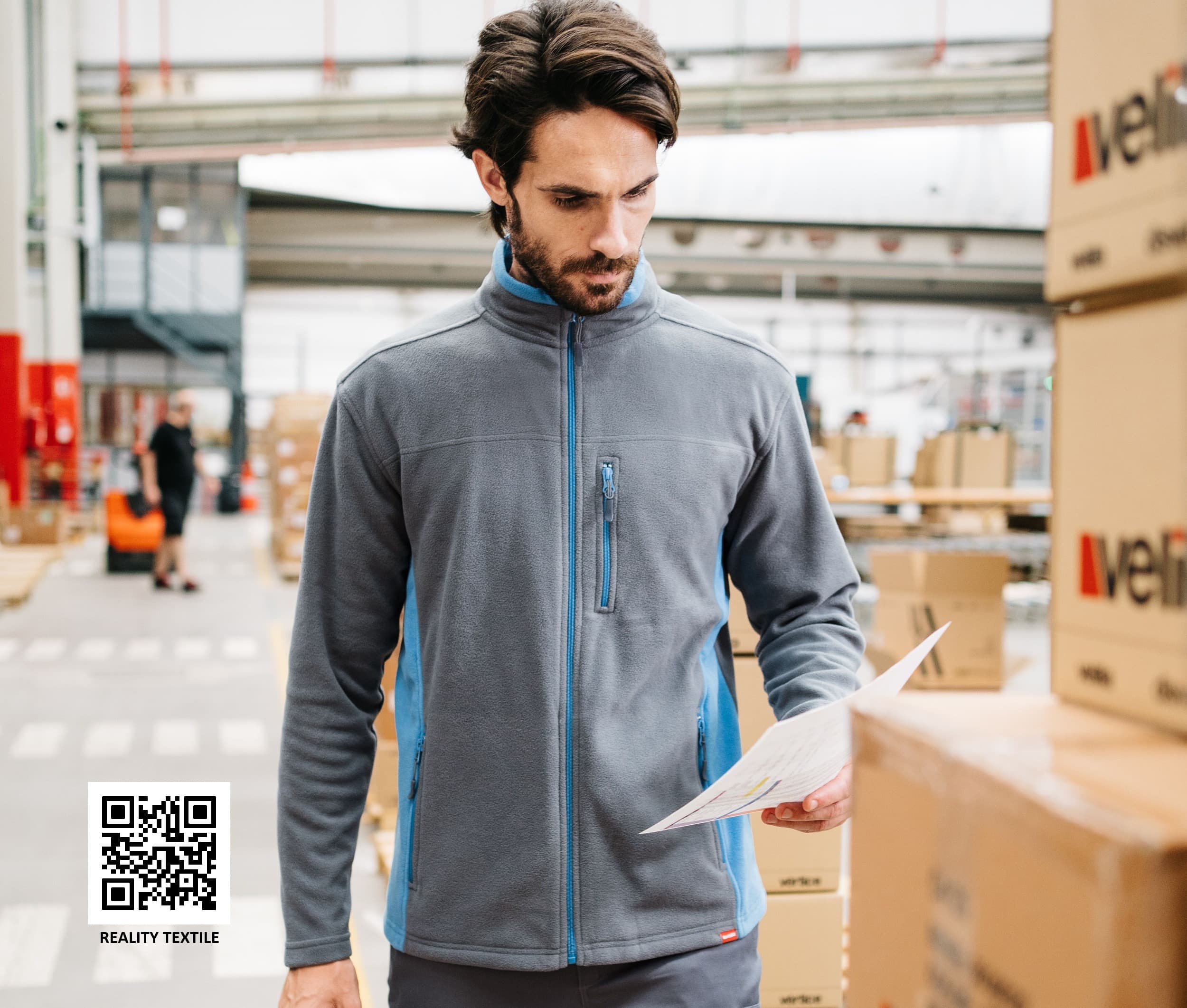 VESTE POLAIRE BICOLORE