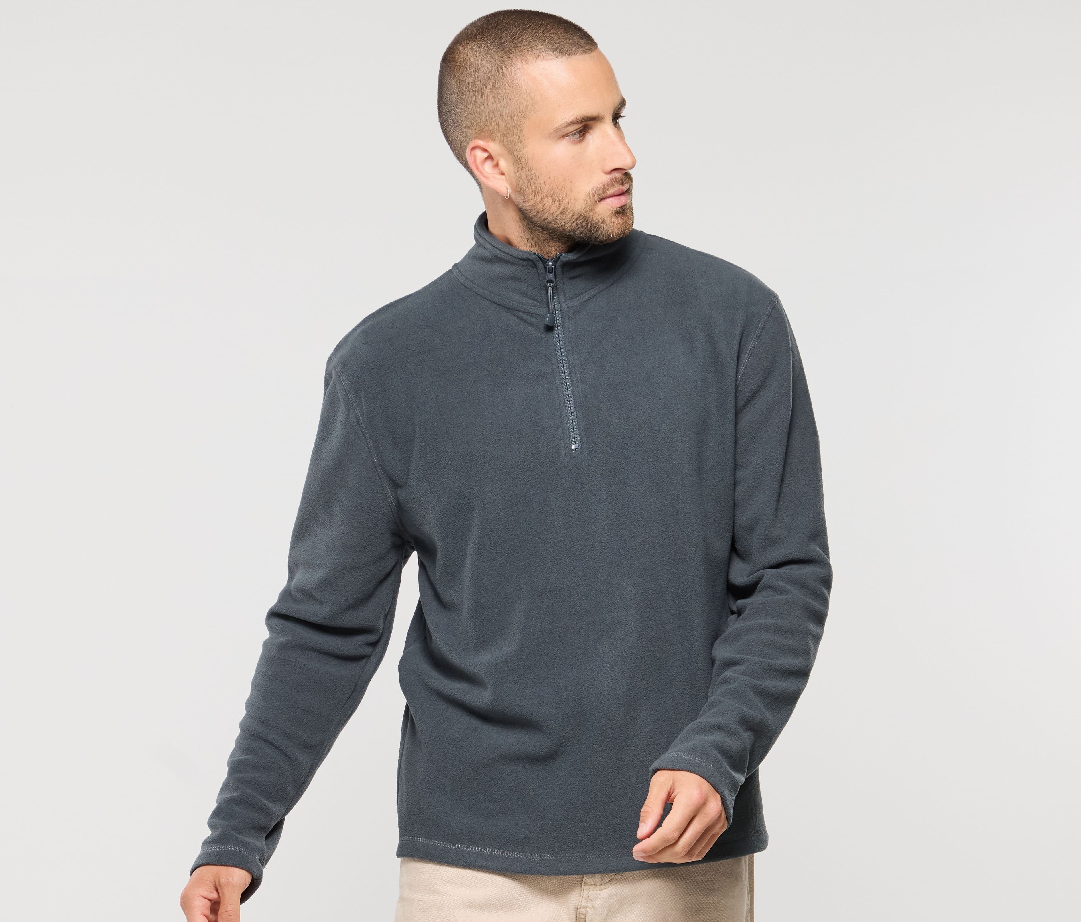 Micropolaire col zippé