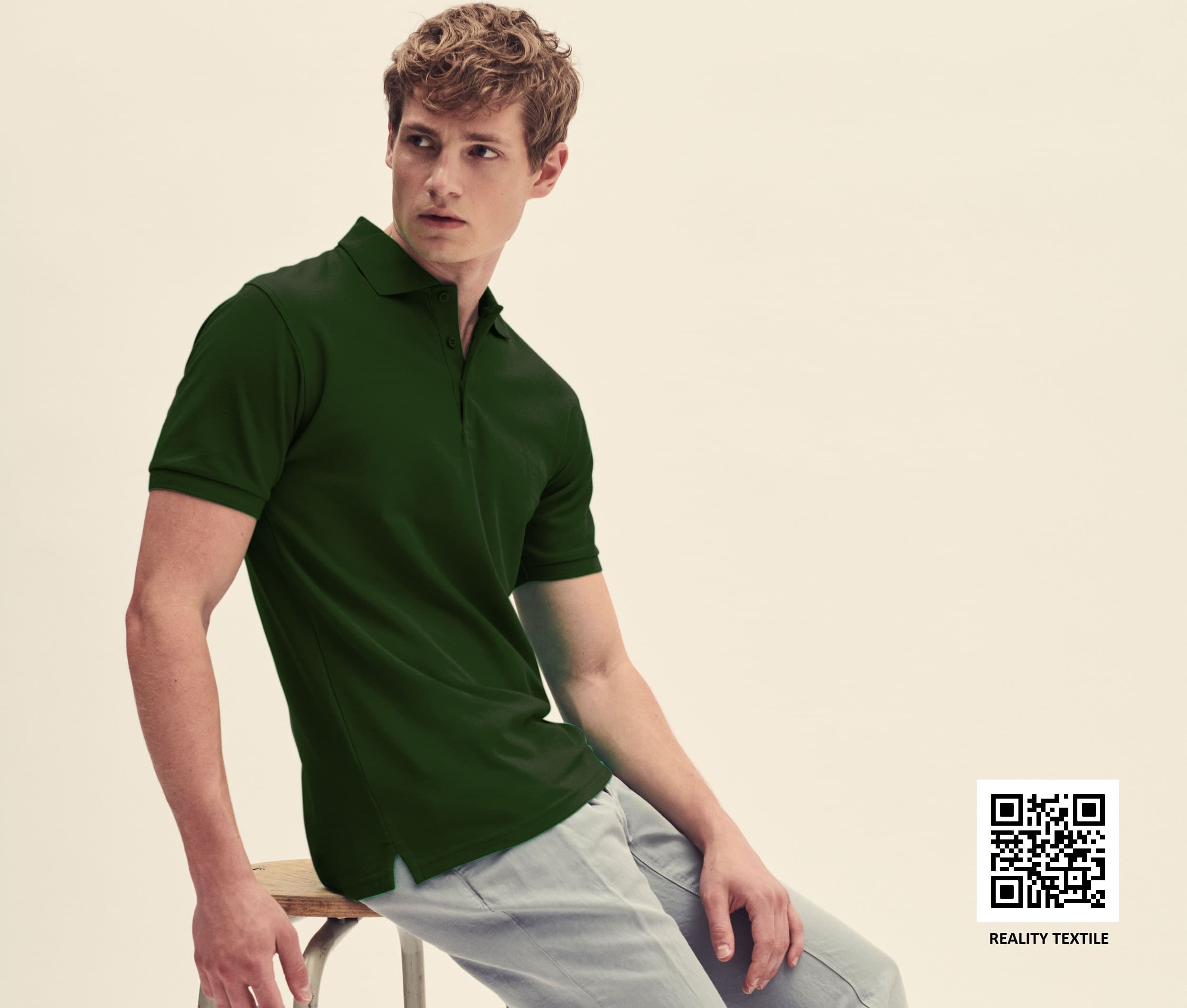 Polo homme coton 180