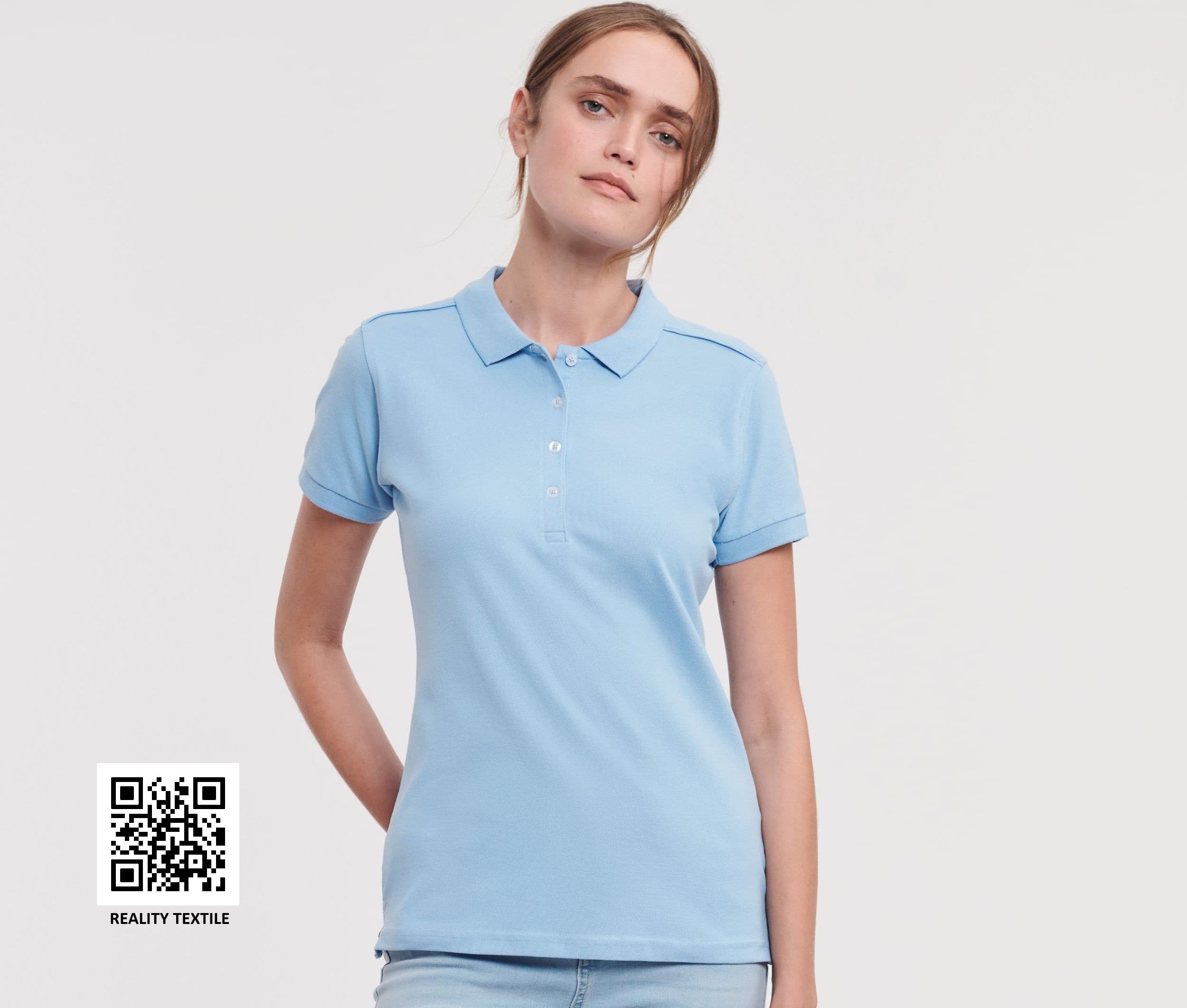 Polo femme stretch