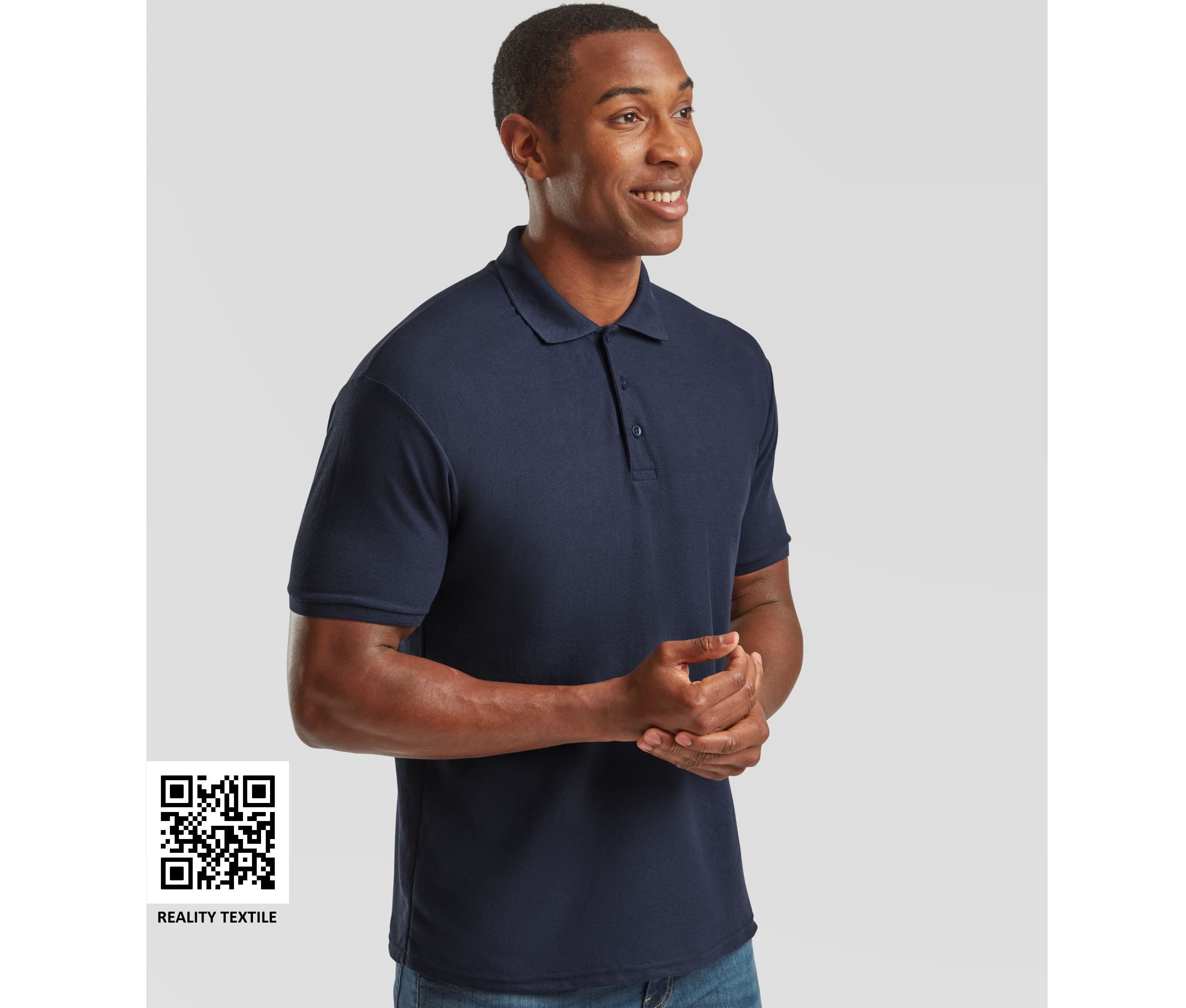 Polo polycoton 180 lavable à 60°