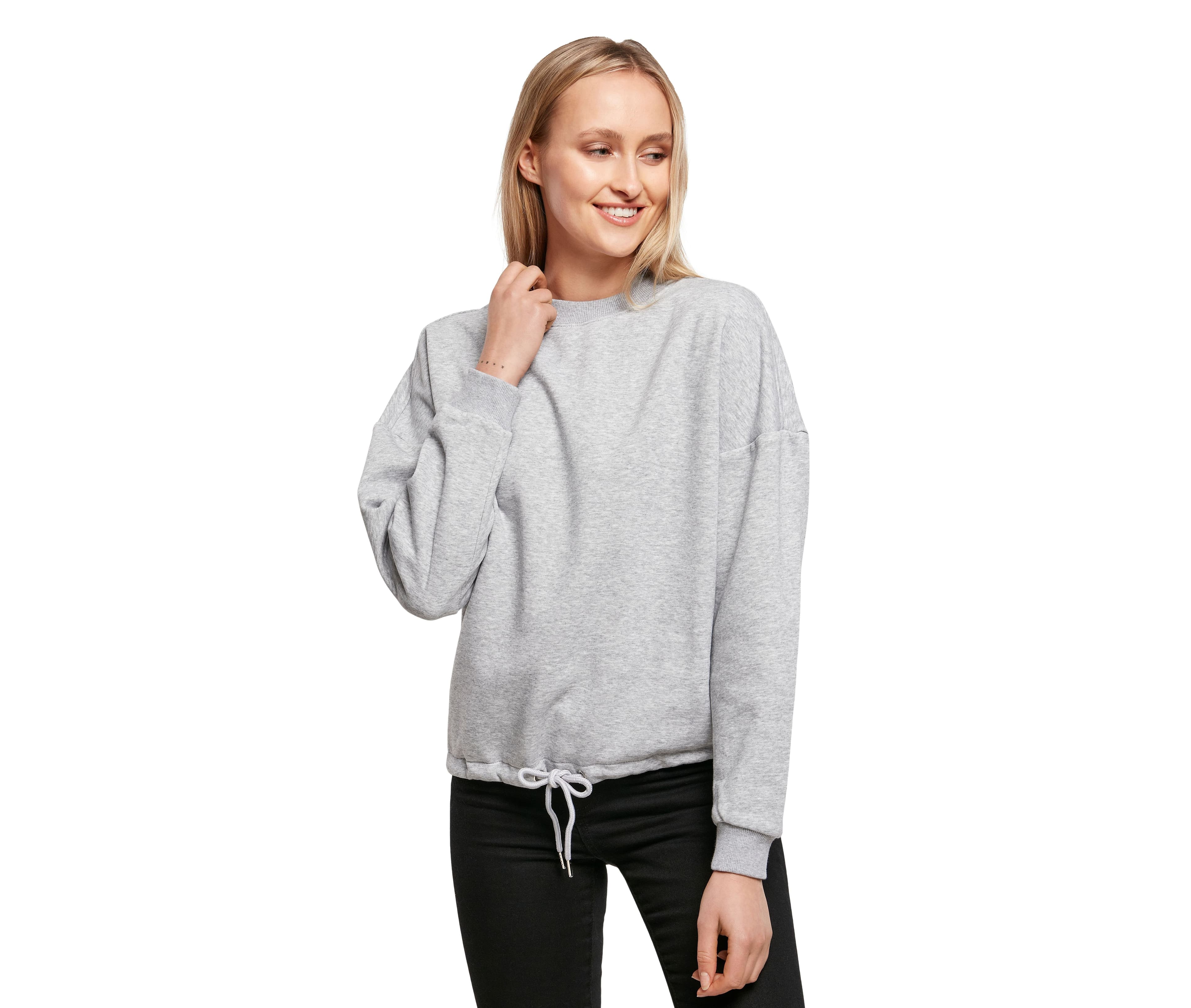 Sweat femme oversize col rond
