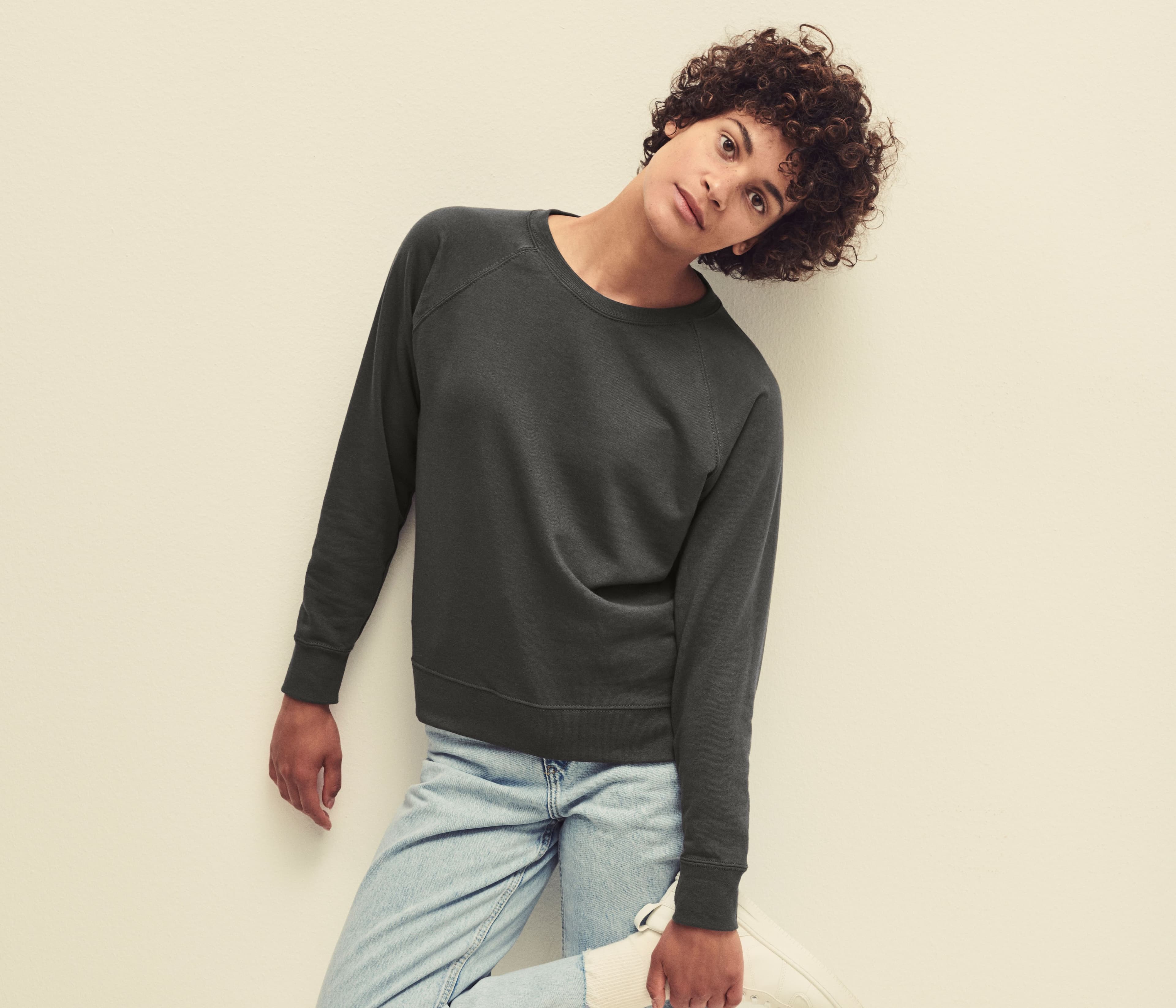 Sweat léger raglan femme