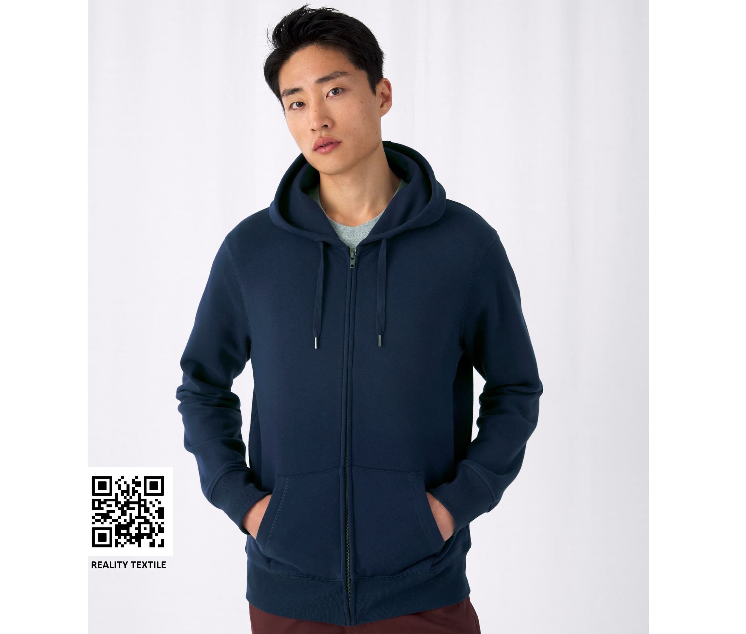 Sweat capuche zippé KING