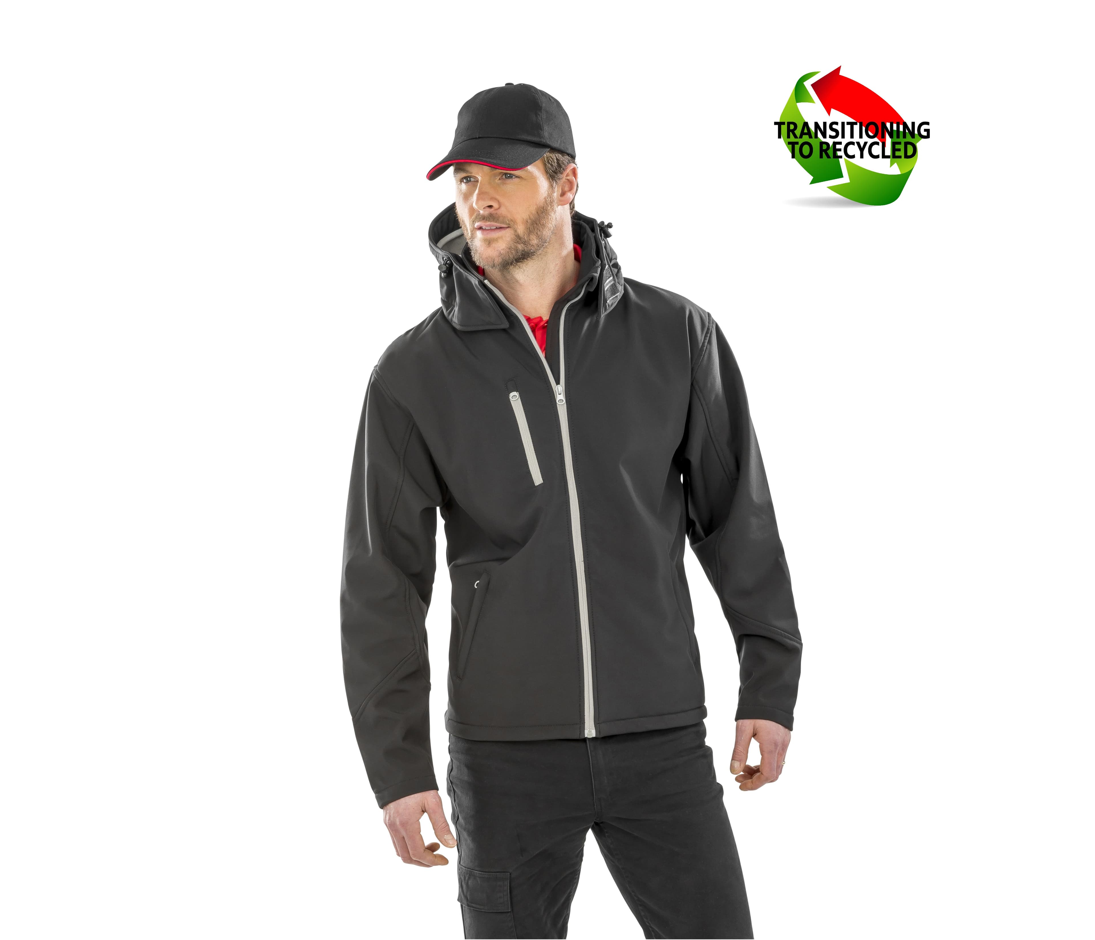 Veste Softshell homme à capuche