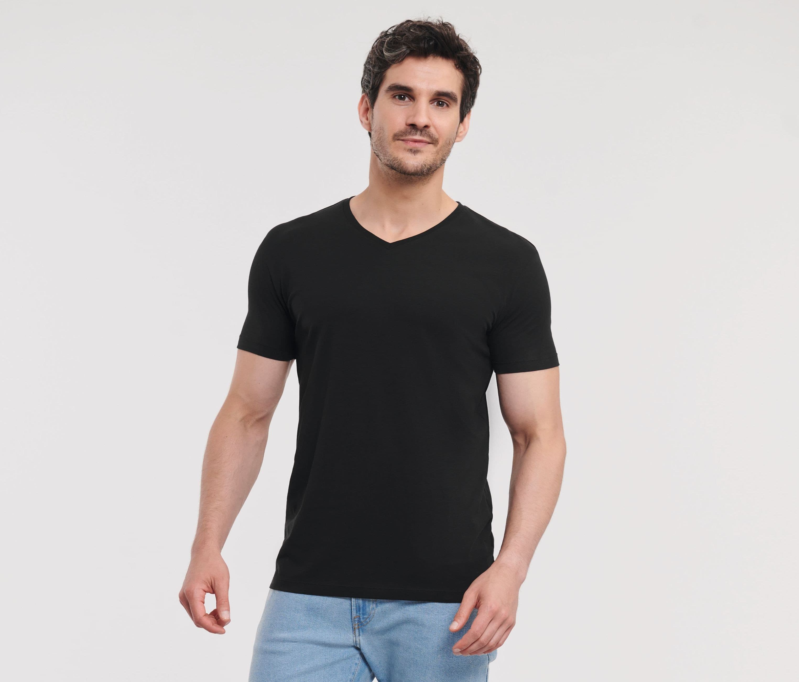 Tee-shirt organique col V homme
