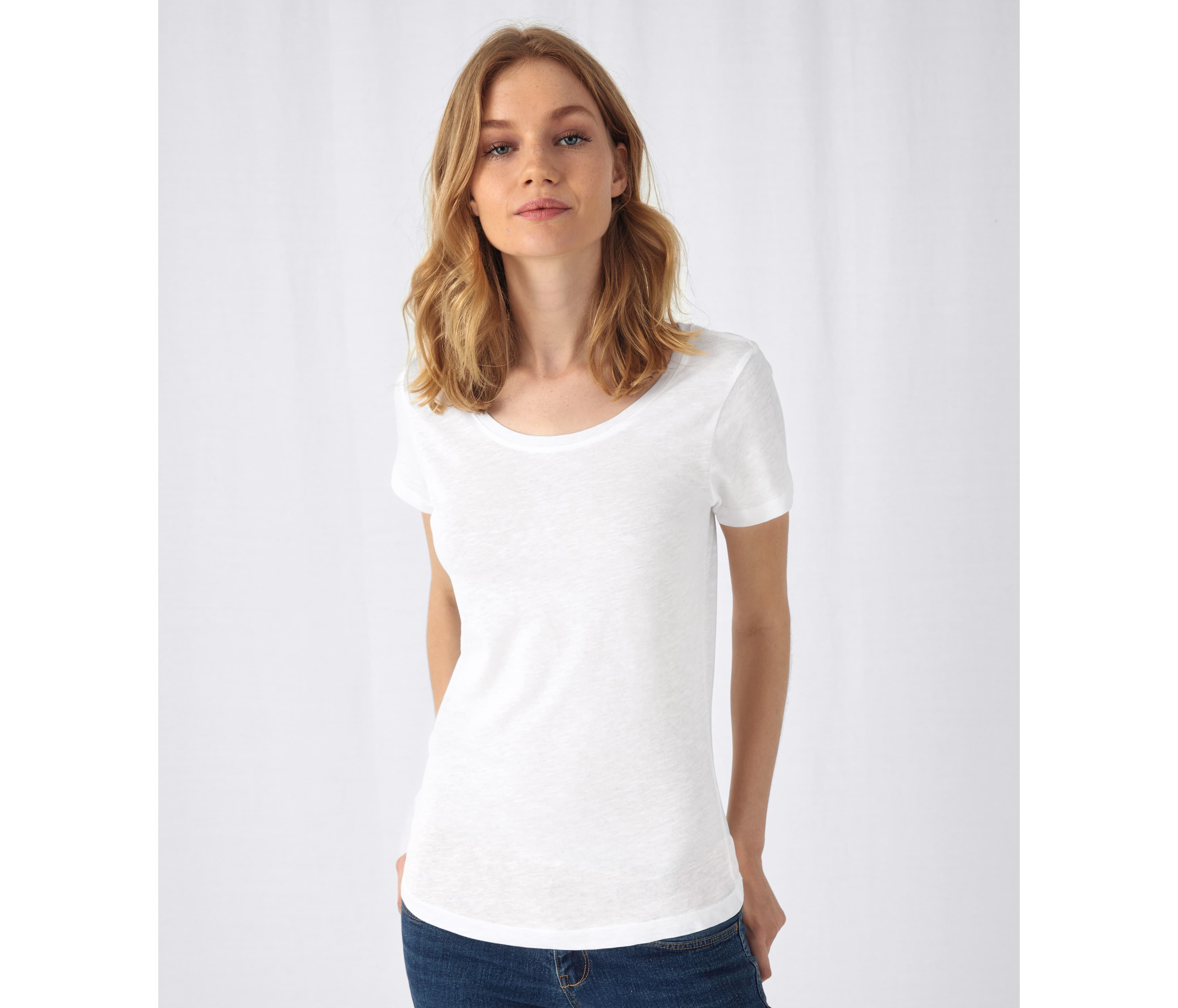 Tee-shirt femme Slub en coton bio