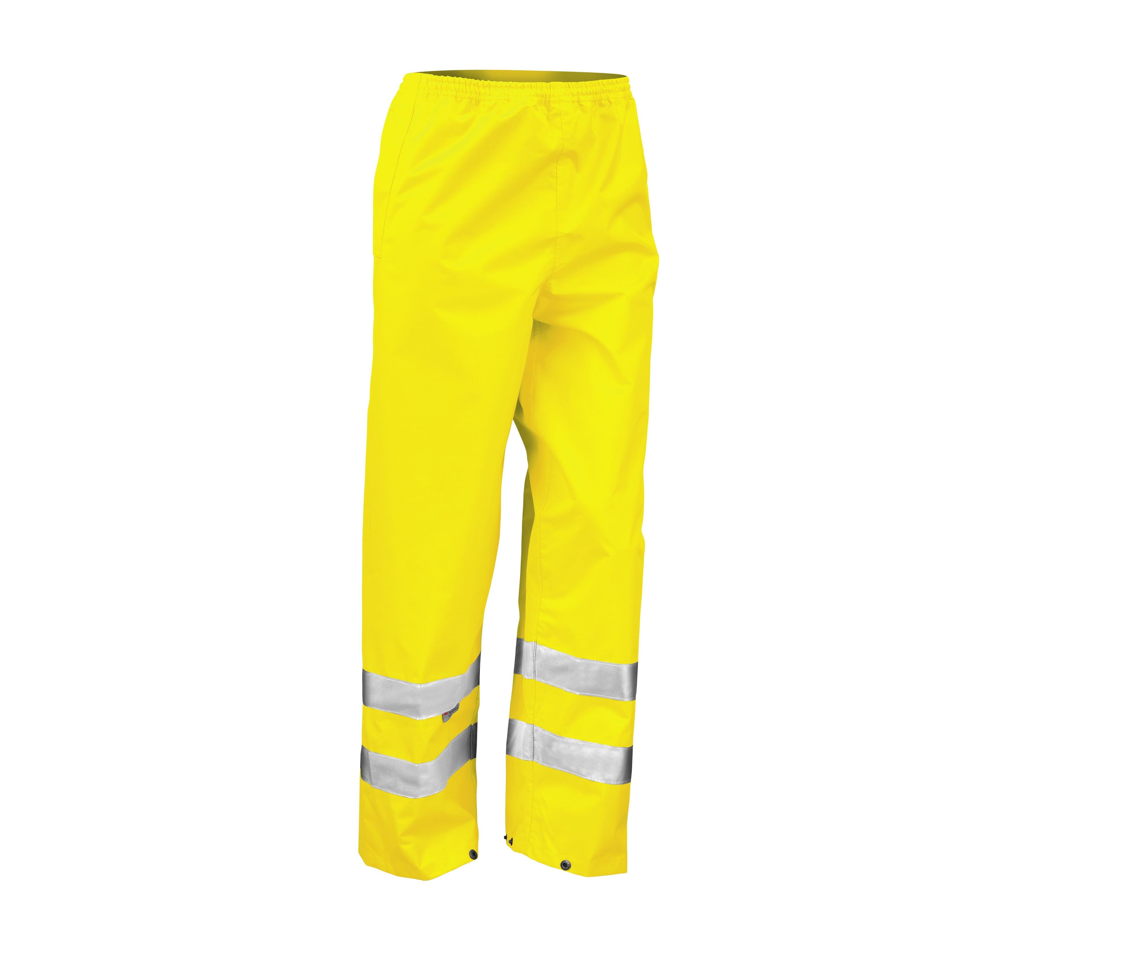 HI-VIS SAFETY TROUSERS FLUORESCENT YELLOW