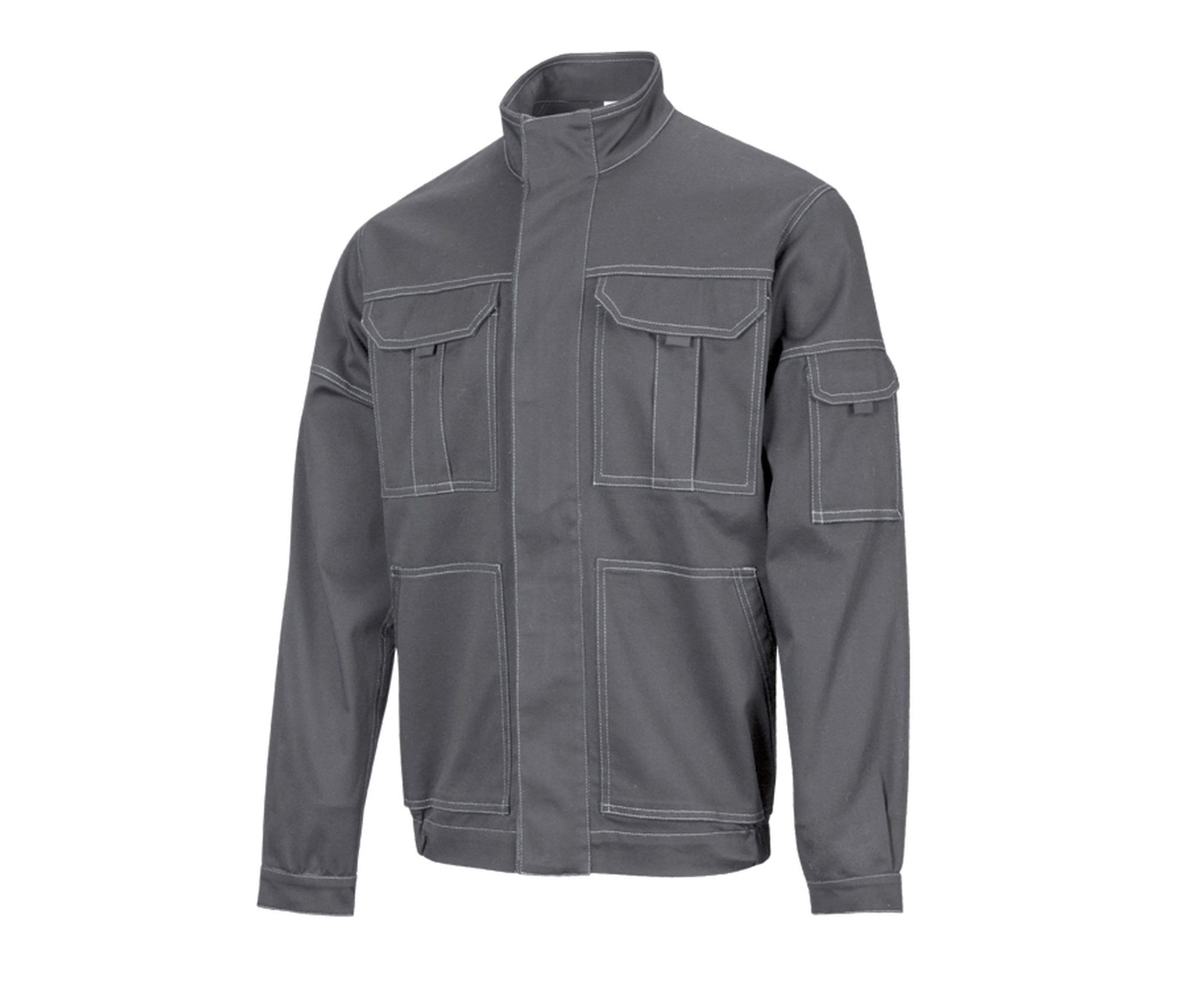 BLOUSON STRETCH MULTIPOCHES GREY