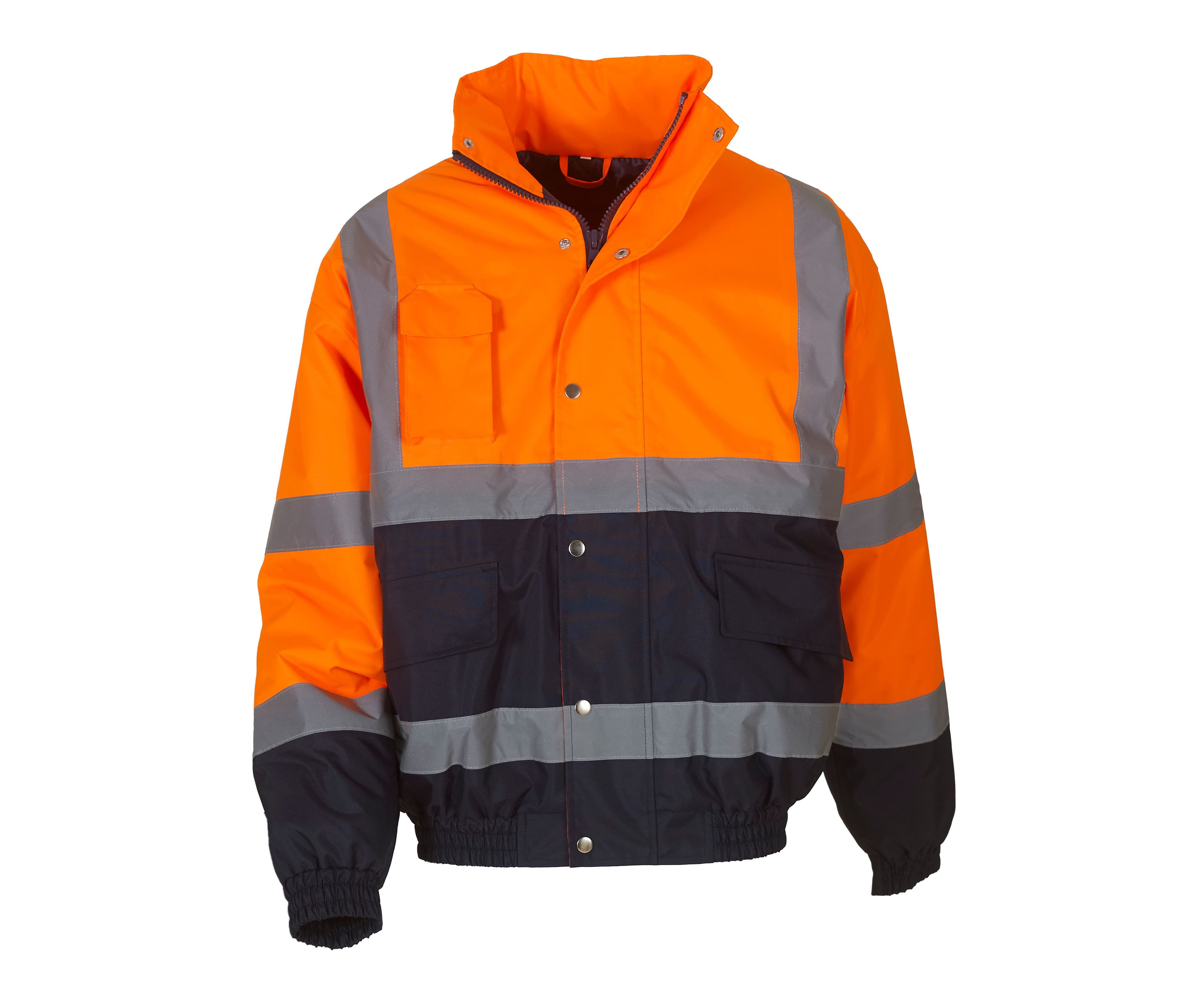 Veste bomber haute visibilité HI VIS ORANGE/NAVY