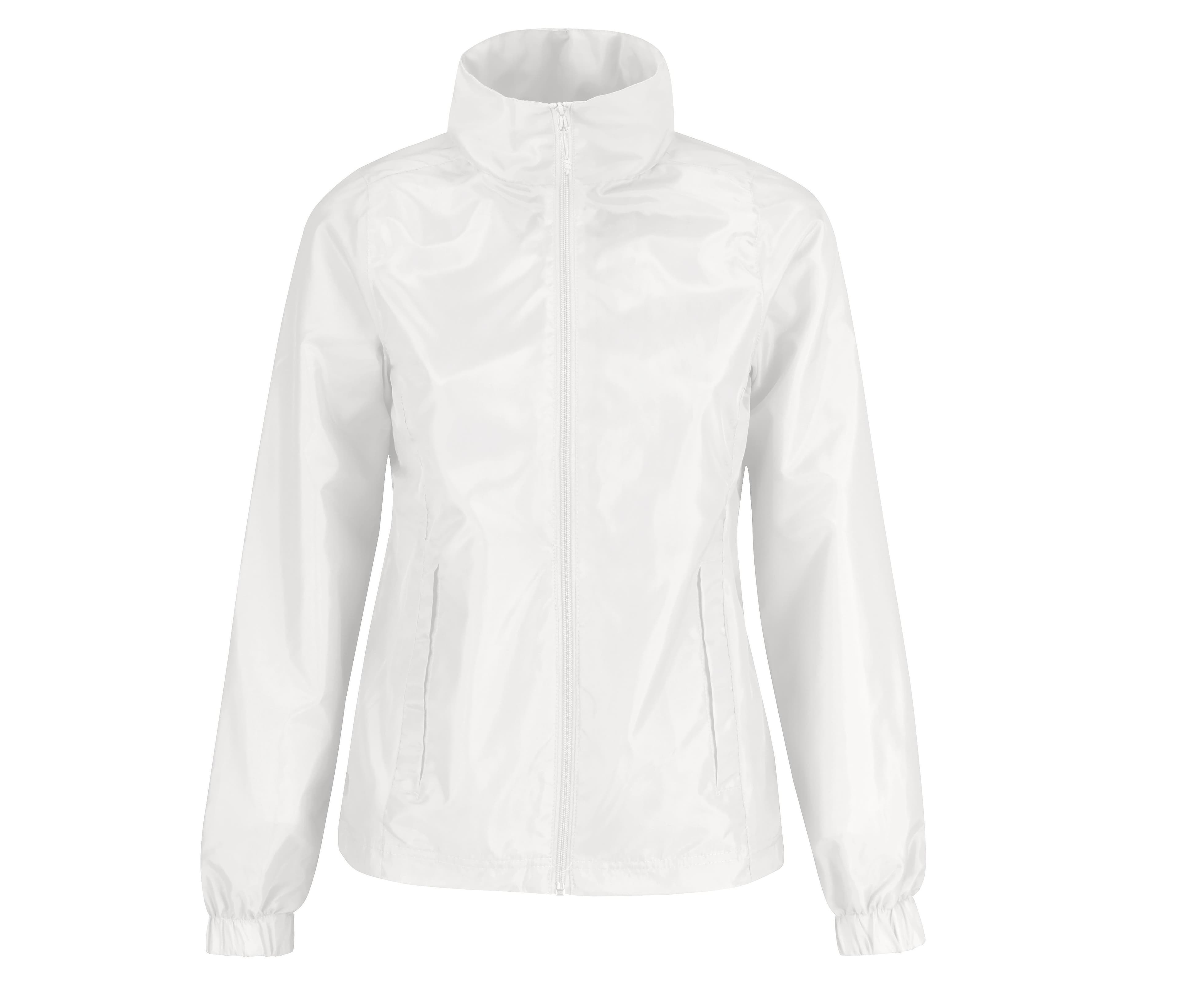 Coupe-vent femme doublé tricot WHITE
