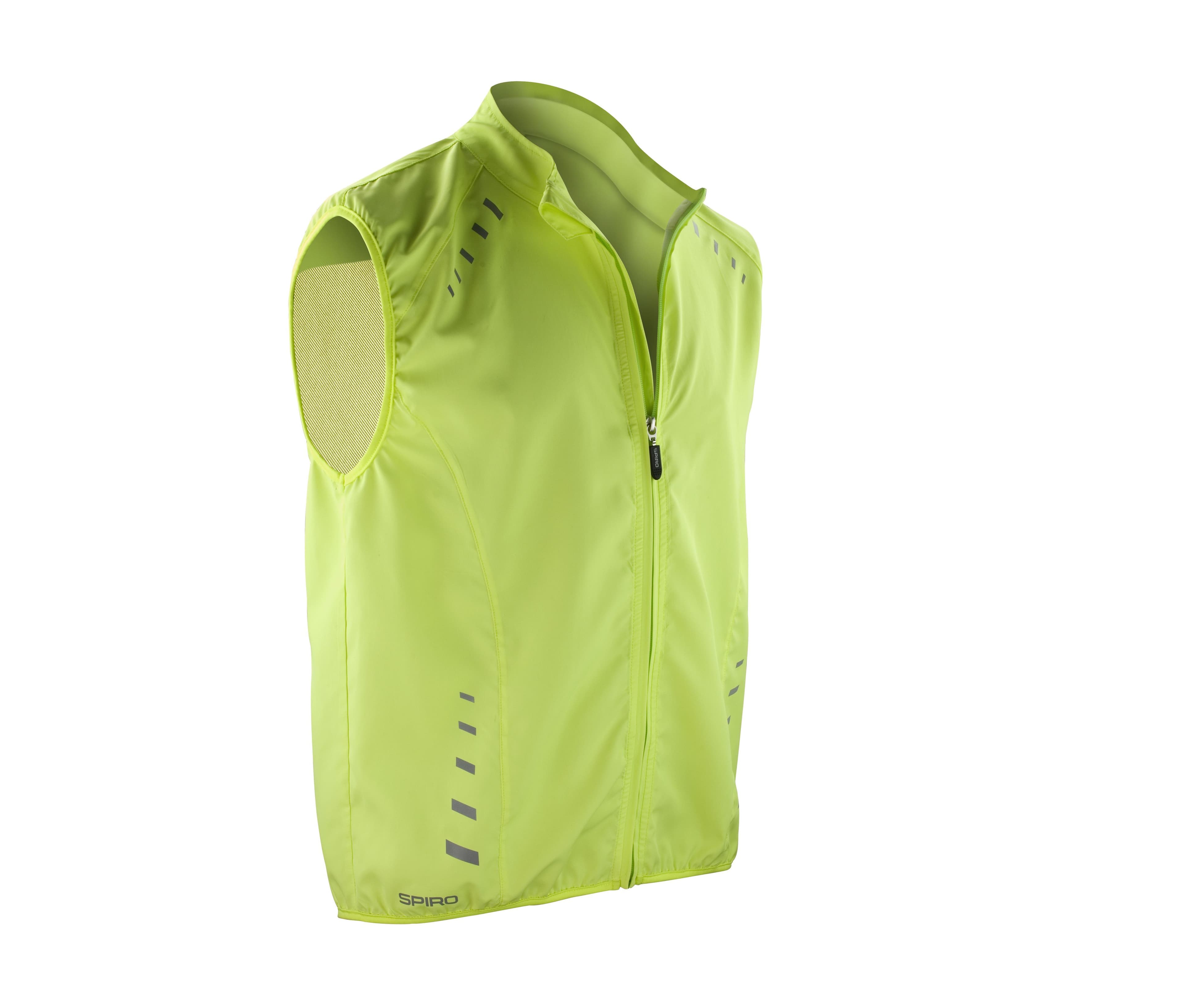 Veste de vélo sans manches unisexe NEON LIME