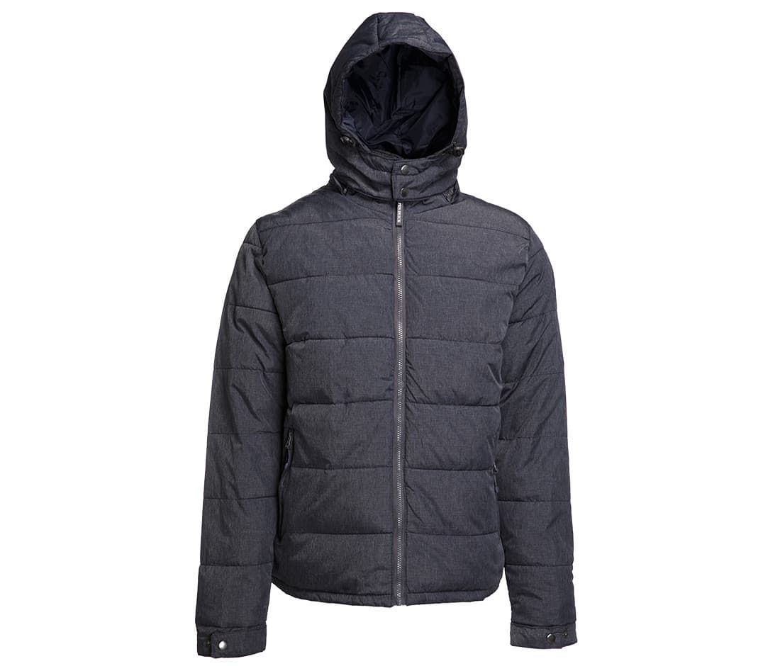 Doudoune homme chinée NAVY MARBLE